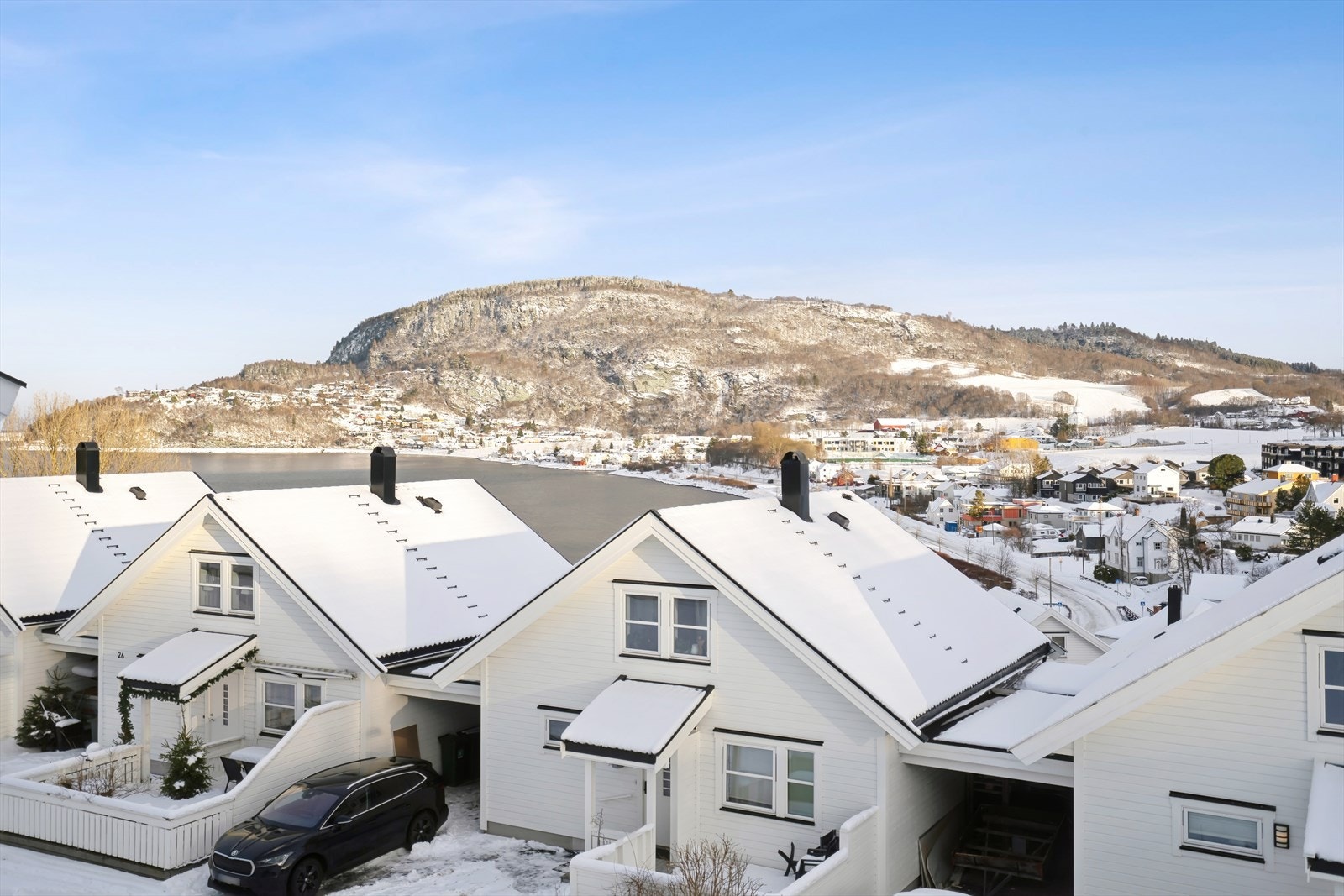 Utsikt fra balkongen. Galleribilde