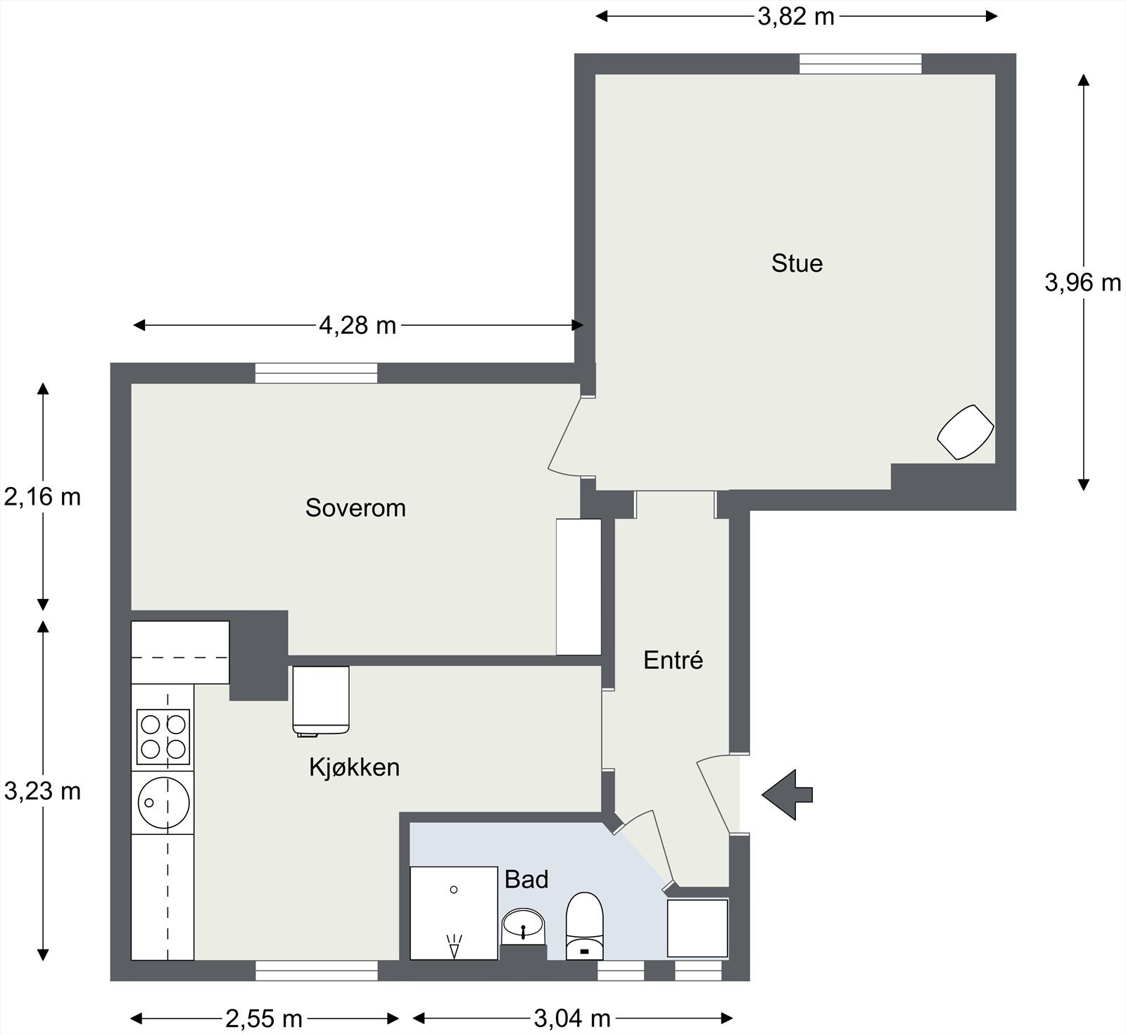 Plantegning Galleribilde