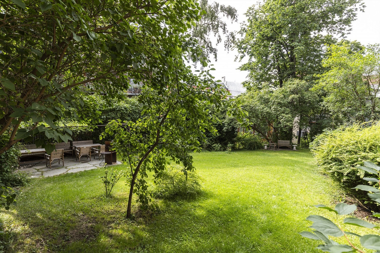 Bakgård. Galleribilde