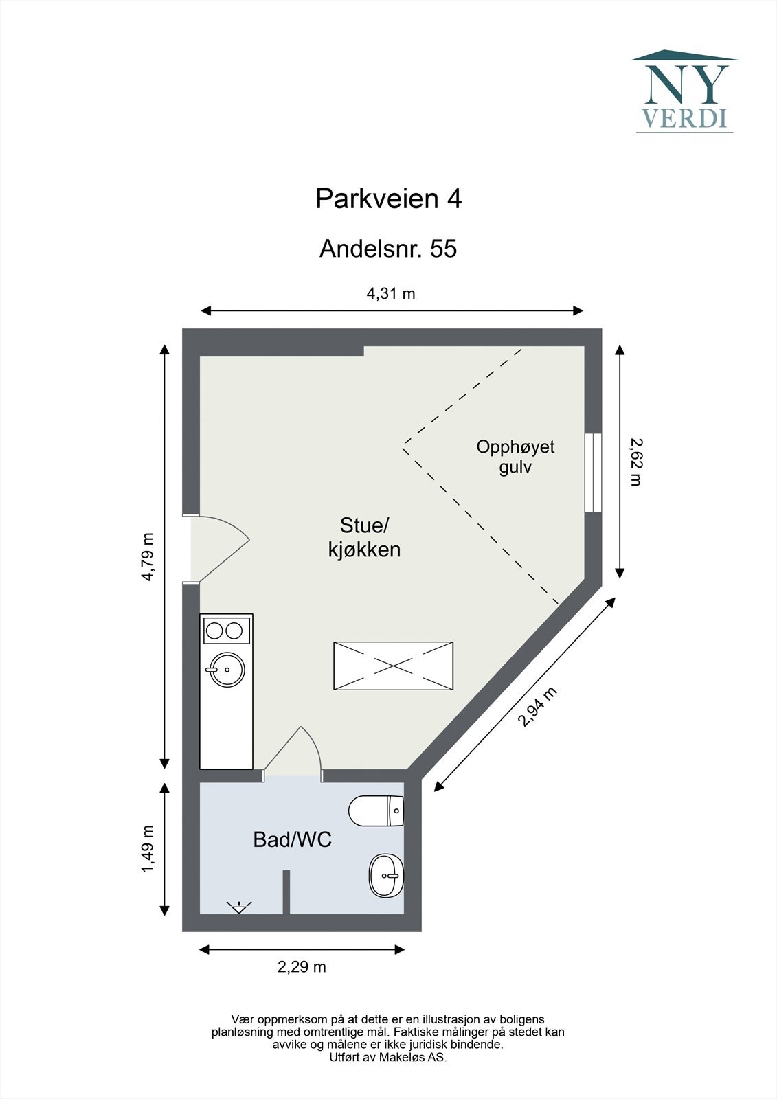 Plantegning. Galleribilde