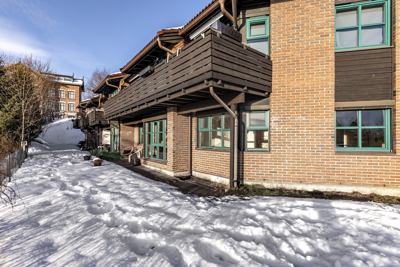 Fasade fra nedsiden Galleribilde