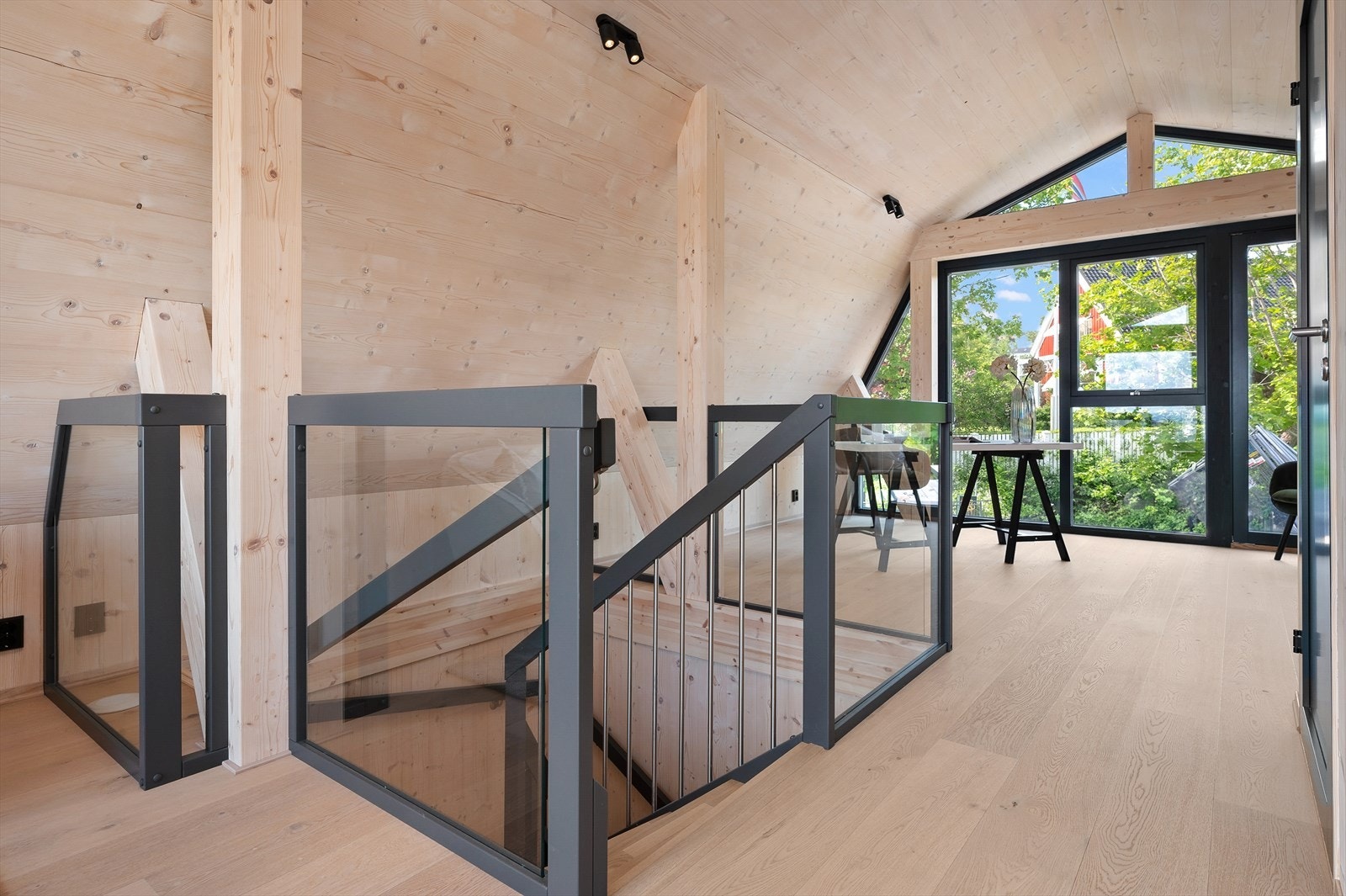 Loftstrappdetalj Galleribilde