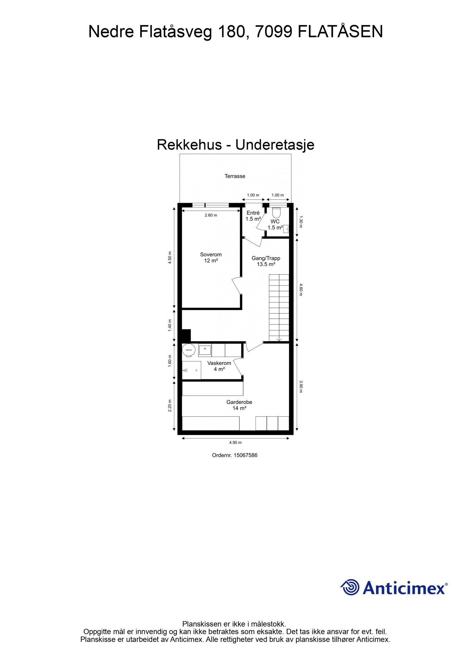Plantegning - Underetasje Galleribilde