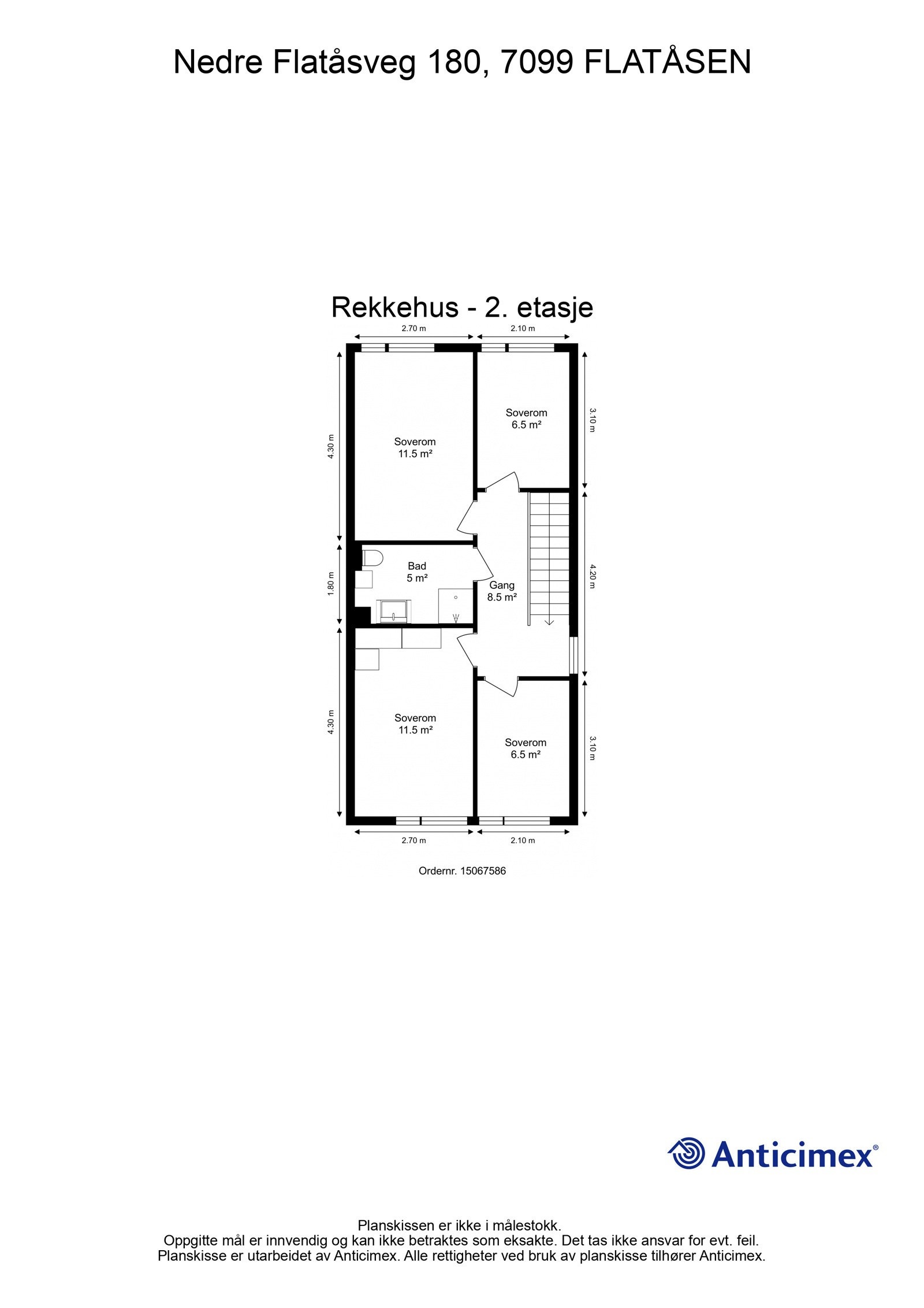 Plantegning - 2. etasje Galleribilde