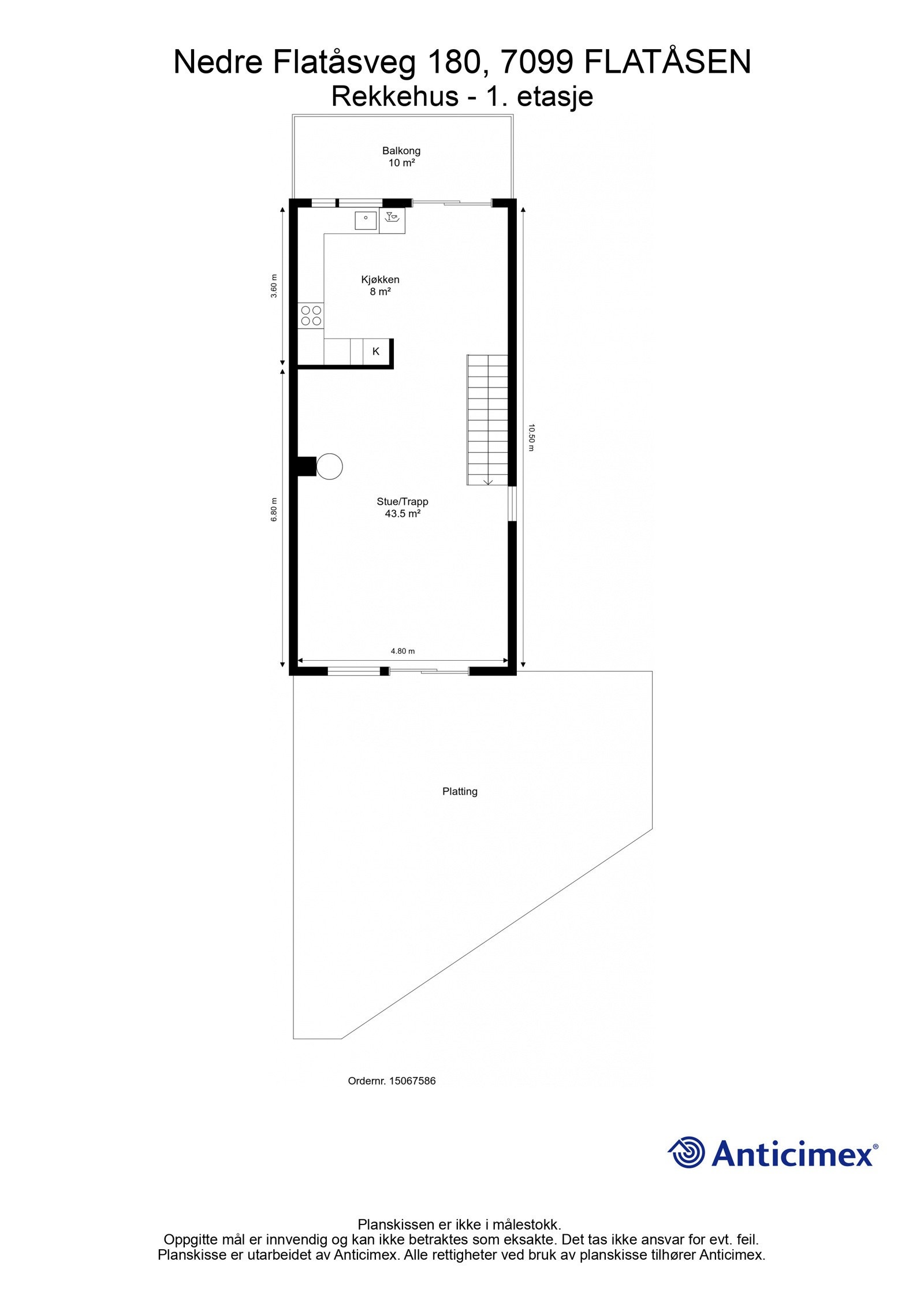 Plantegning - 1. etasje Galleribilde