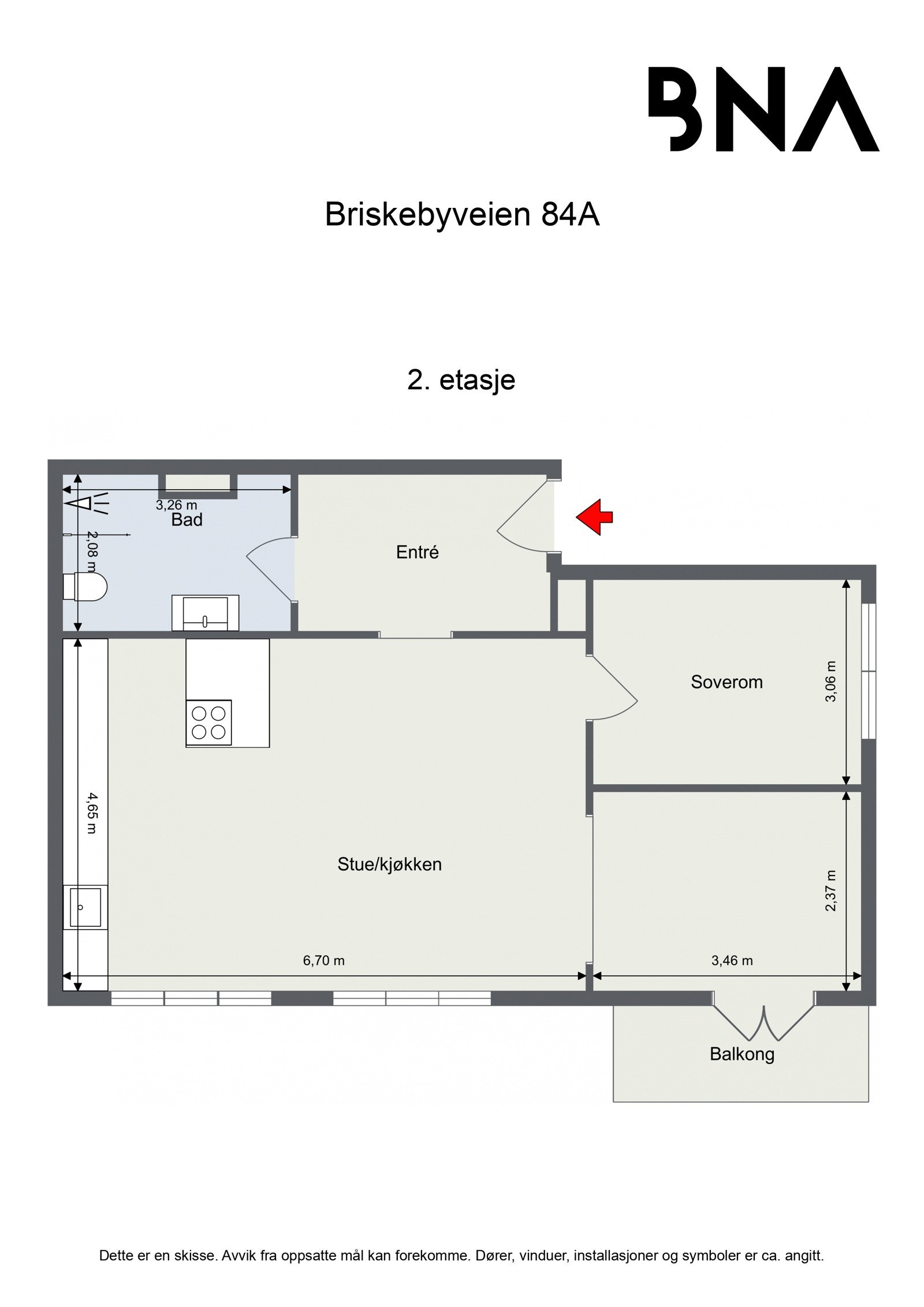 Plantegning Galleribilde