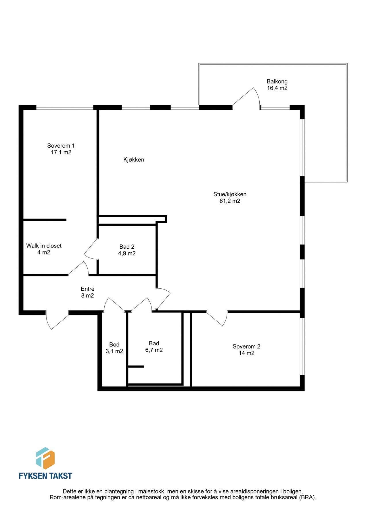 Planskisse Galleribilde