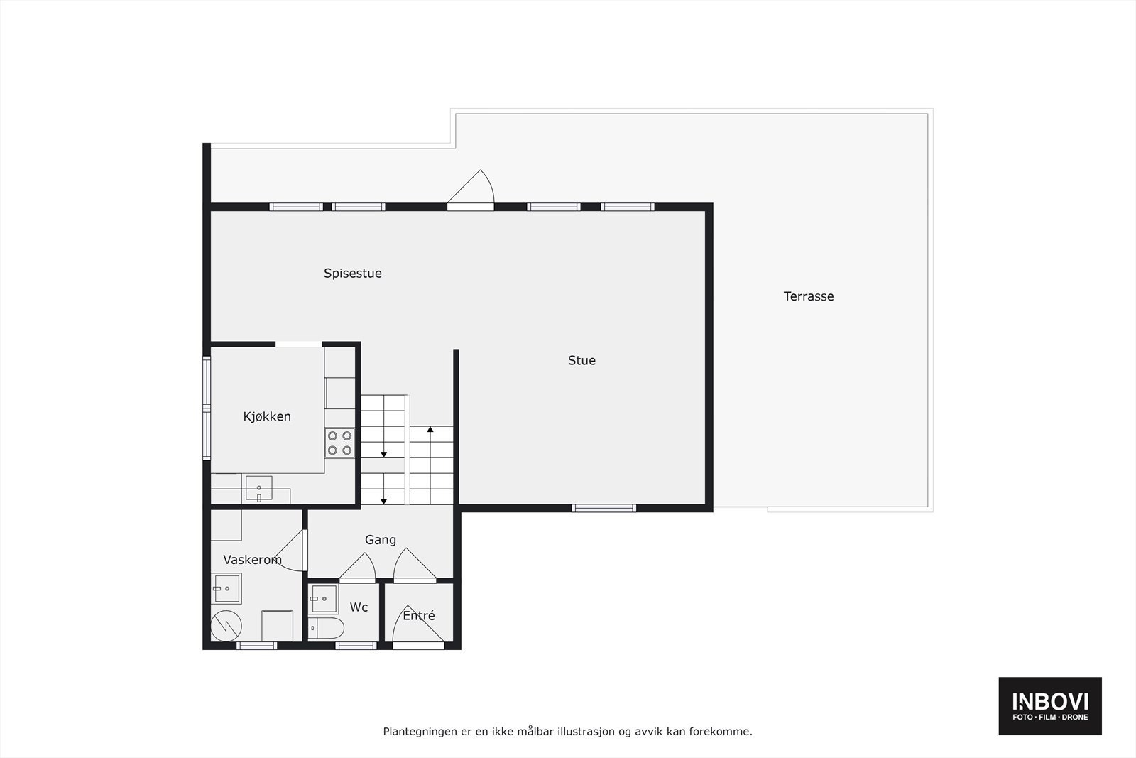 Plantegning hovedetasje Galleribilde