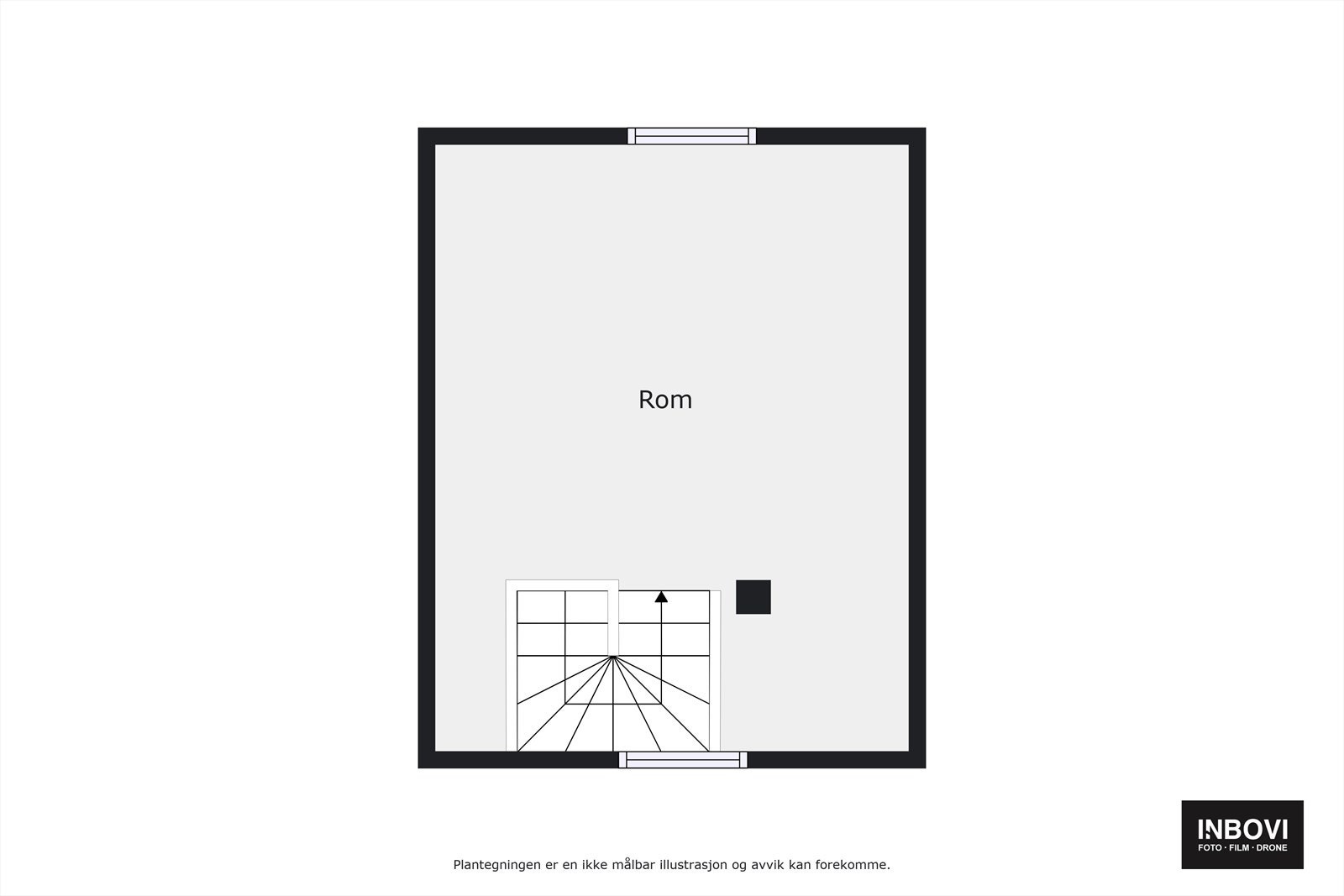 Plantegning loft Galleribilde