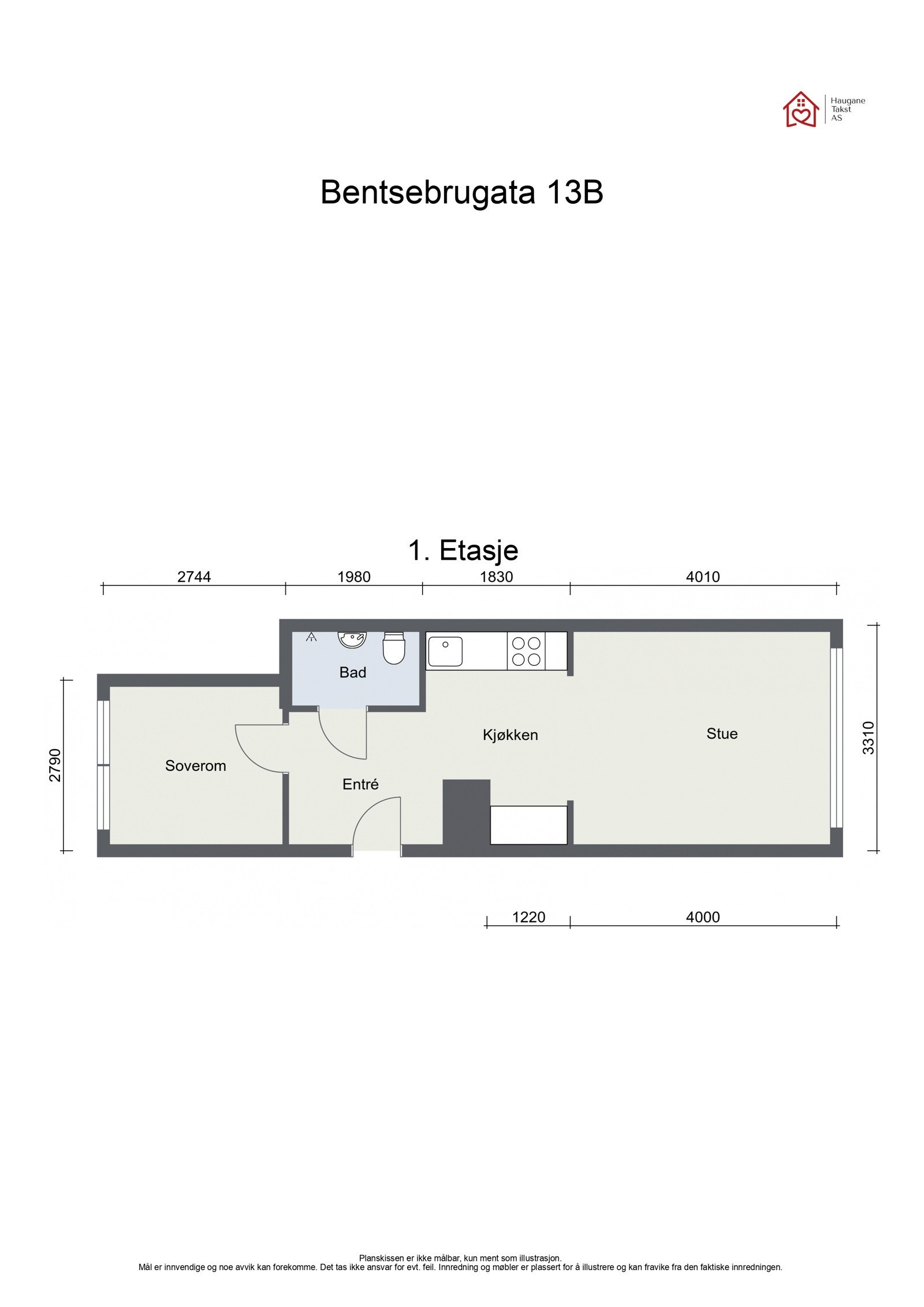 Plantegning Galleribilde