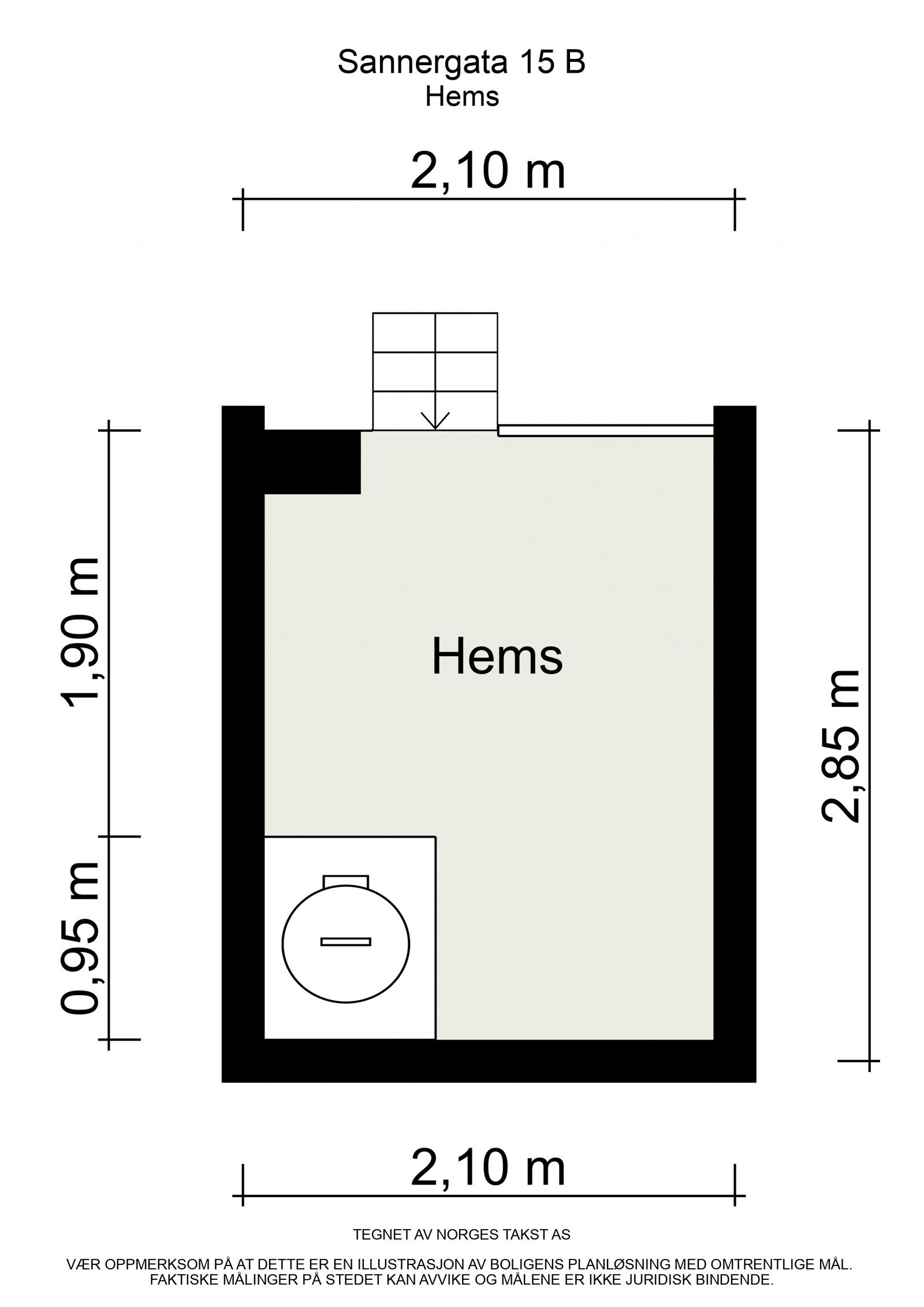 Plantegning hems Galleribilde