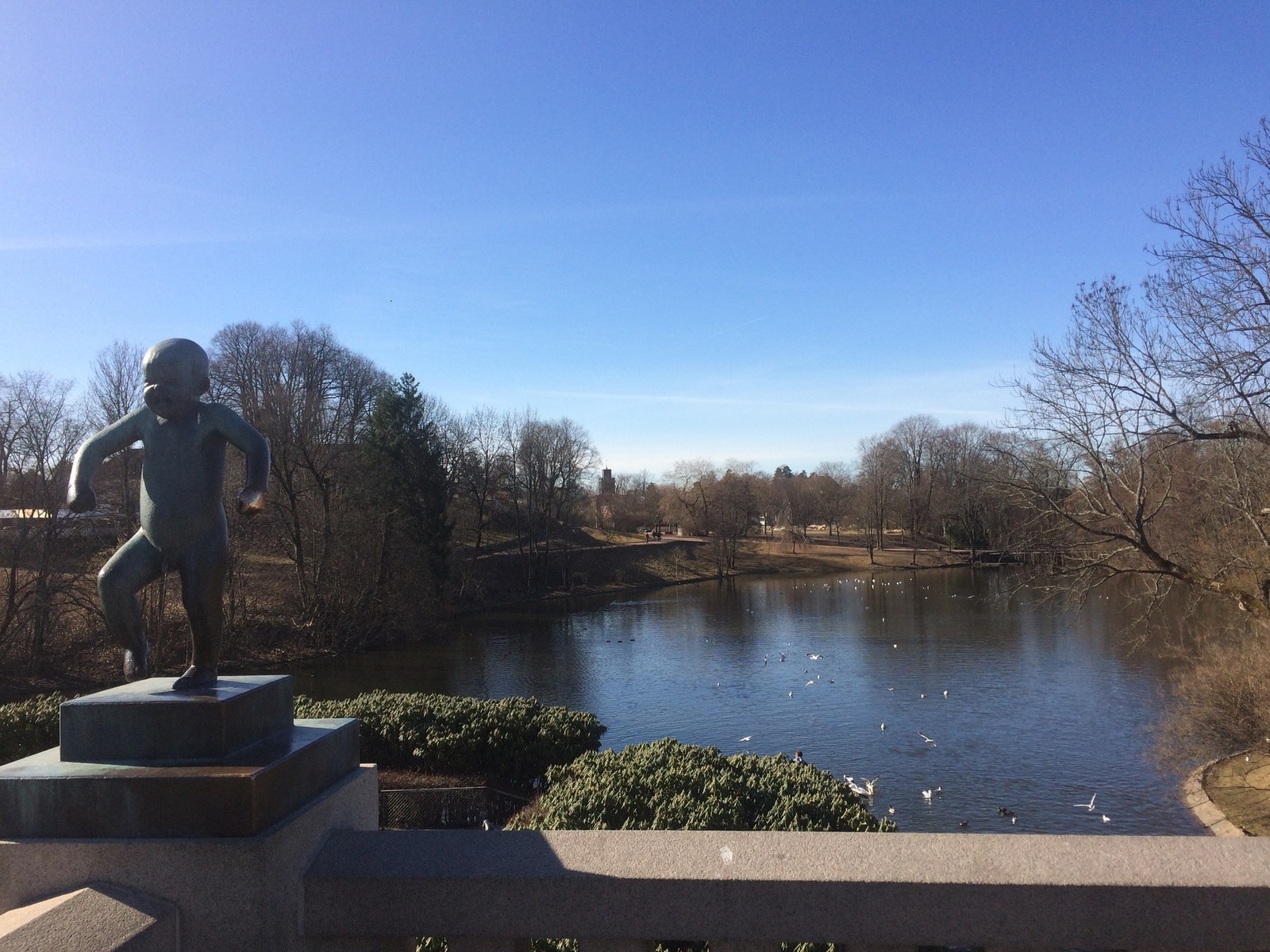 Frognerparken byr på fine turmuligheter. Galleribilde