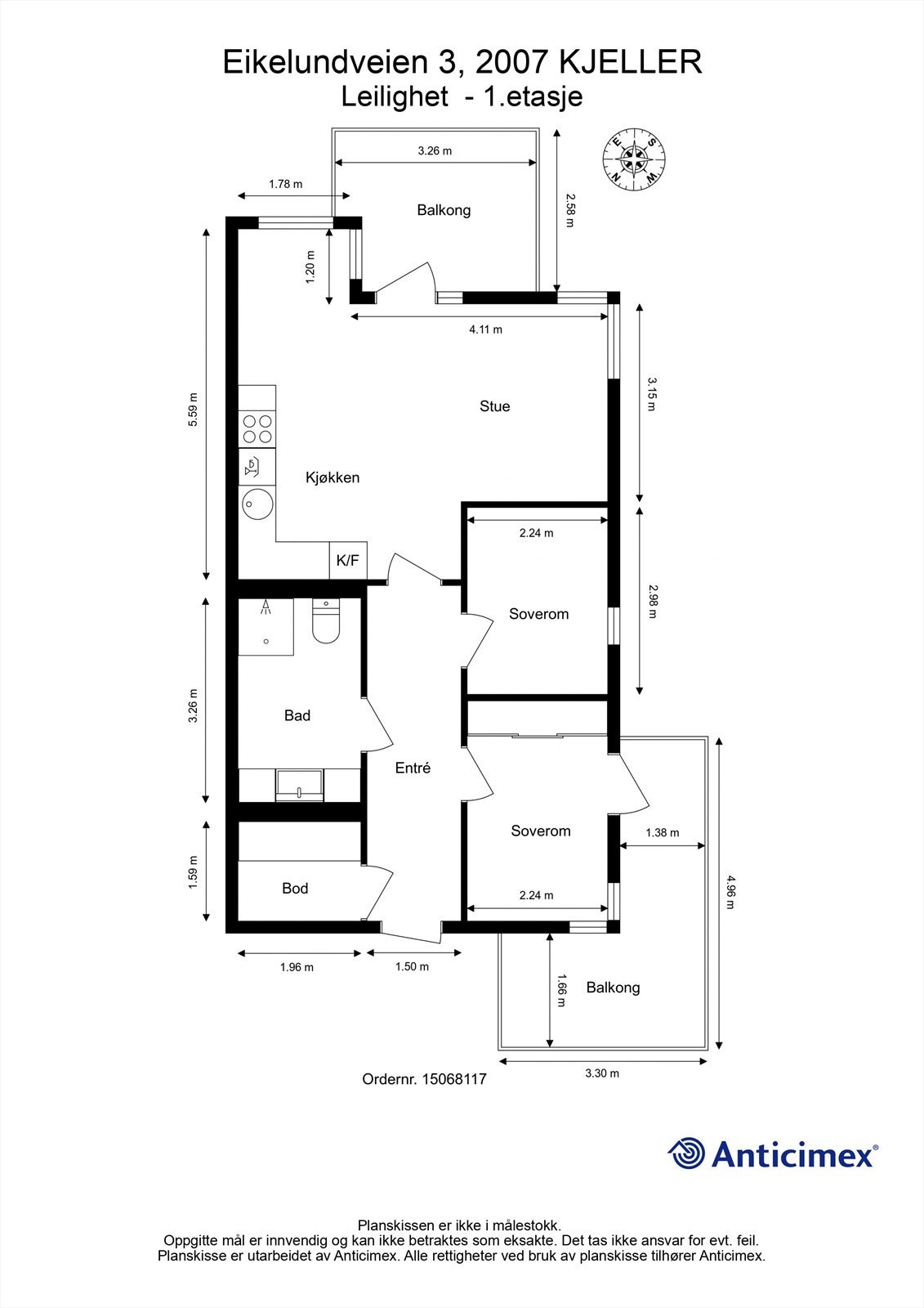 Plantegning Galleribilde