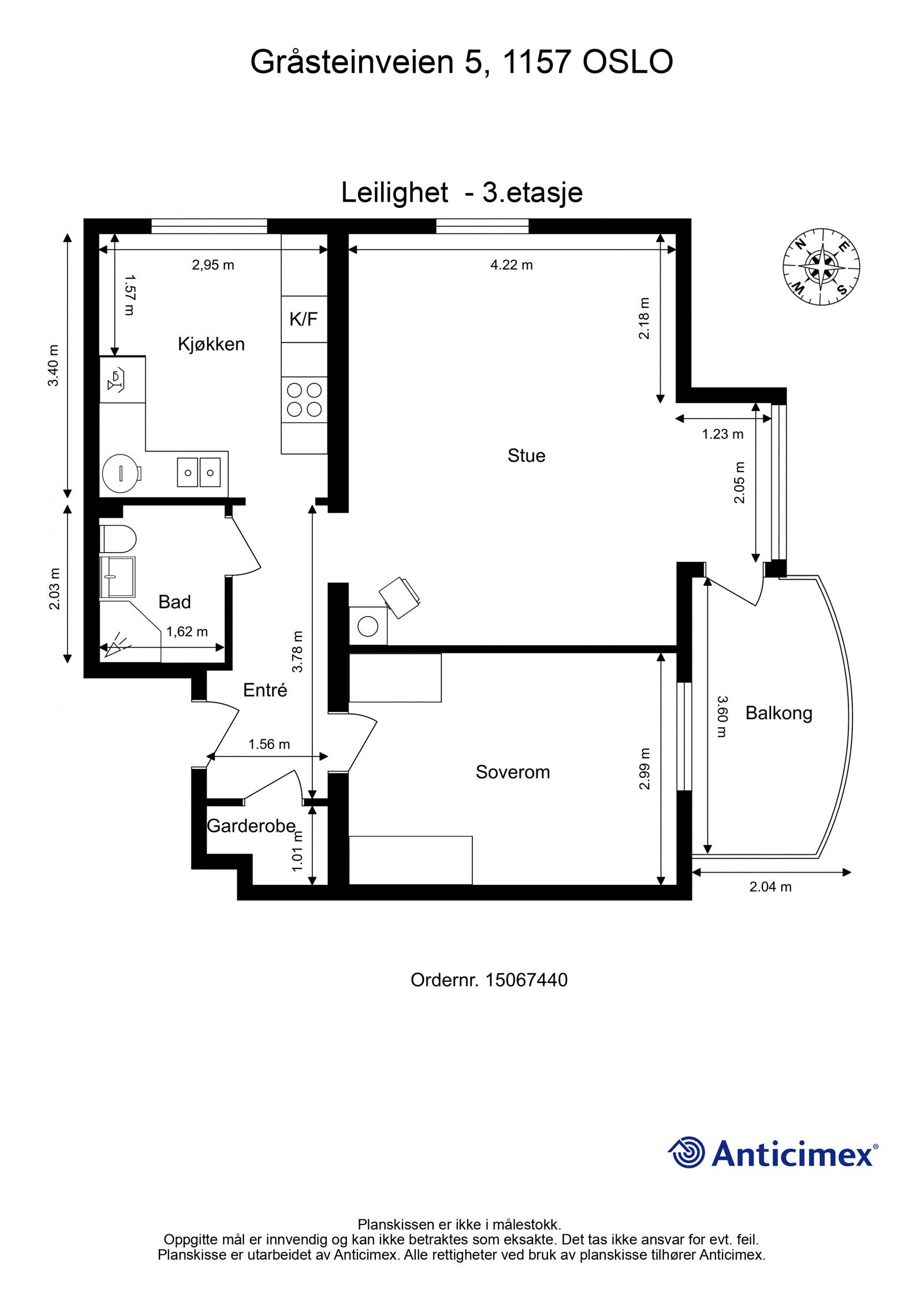 Plantegning Galleribilde