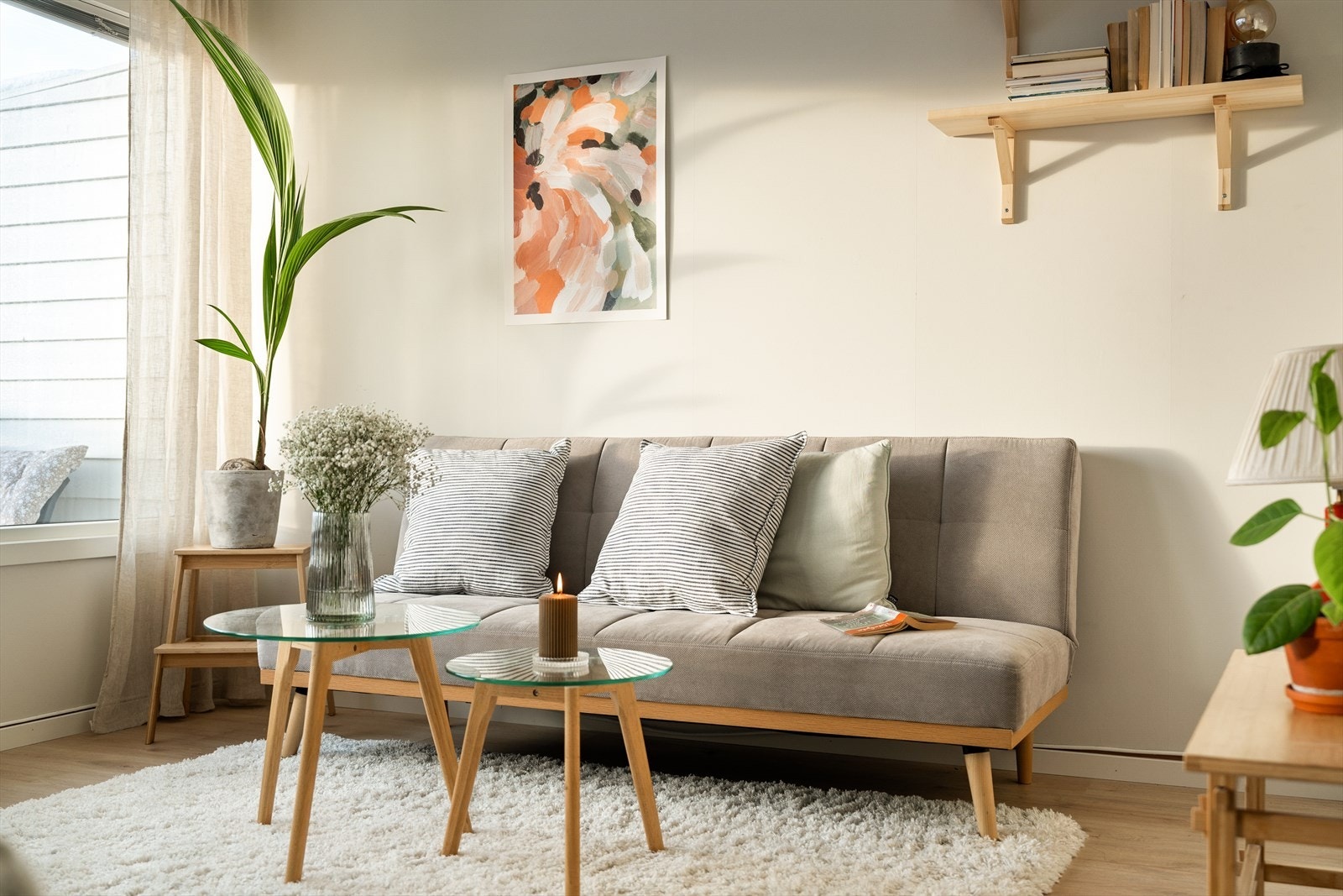 Leiligheten er oppvarmet med panelovner/varmekabler. Galleribilde