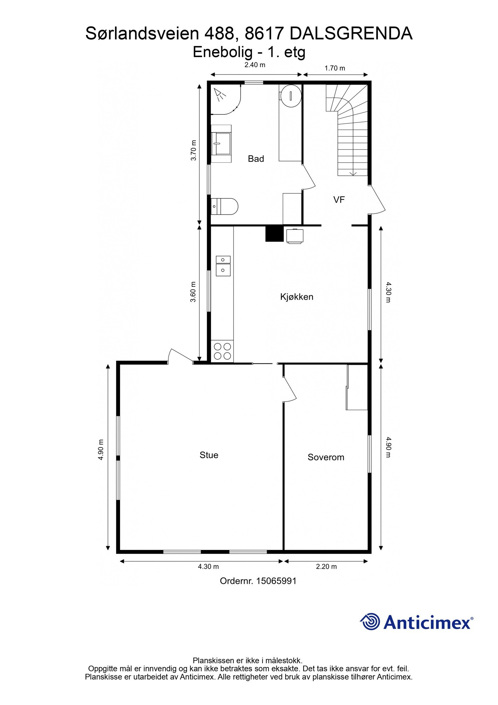 Gjør deg kjent med boligens planløsning Galleribilde