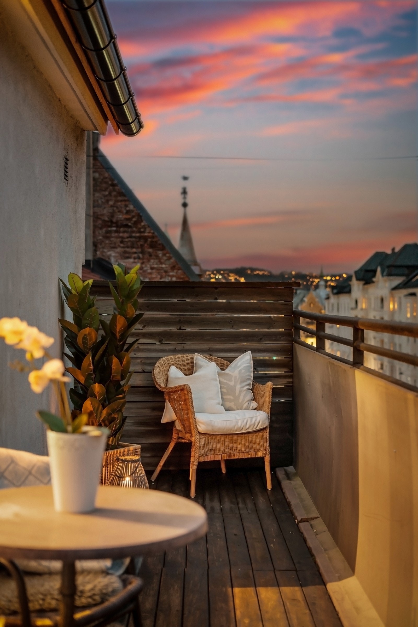 En herlig uteplass med 14 m² til rådighet. Galleribilde