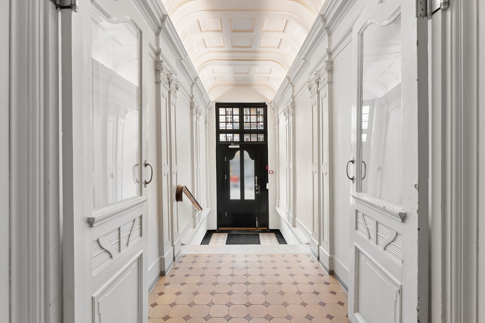 Innbydende og lekkert inngangsparti. Galleribilde