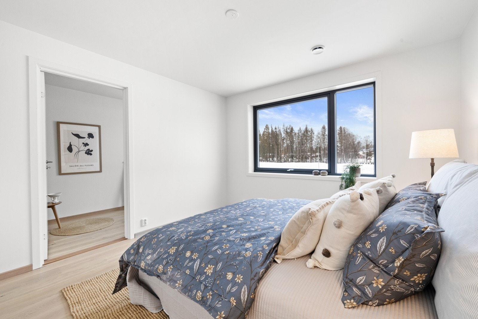 Hovedsoverom. NB! Bildene er hentet fra tilsvarende bolig i prosjektet. Galleribilde