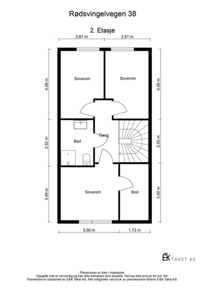 Plantegning 2. Etasje. Galleribilde