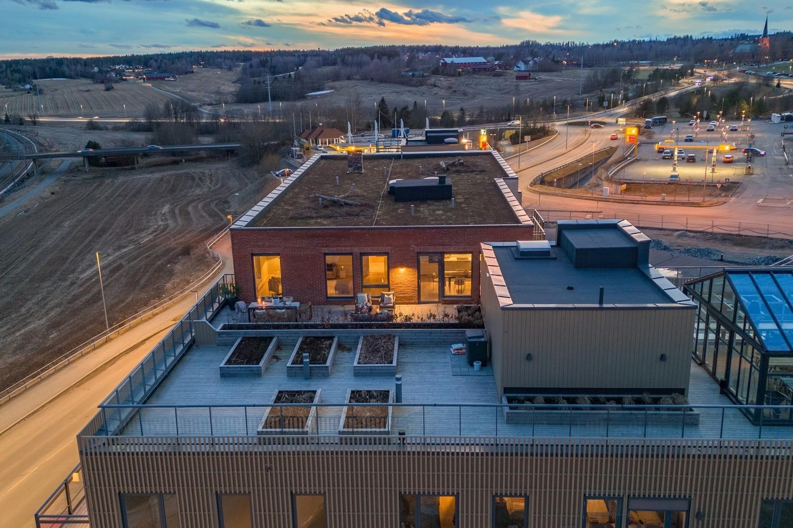 Du får i tillegg direkte adkomst fra egen terrasse ut til den felles takterrassen. Galleribilde