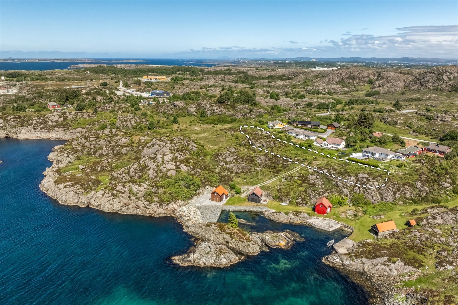 Oversikt over tomteområde Galleribilde