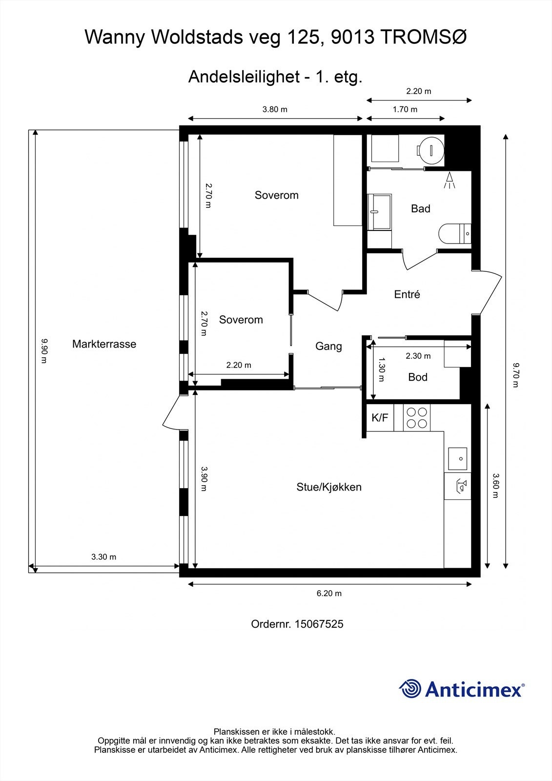 Plantegning Galleribilde