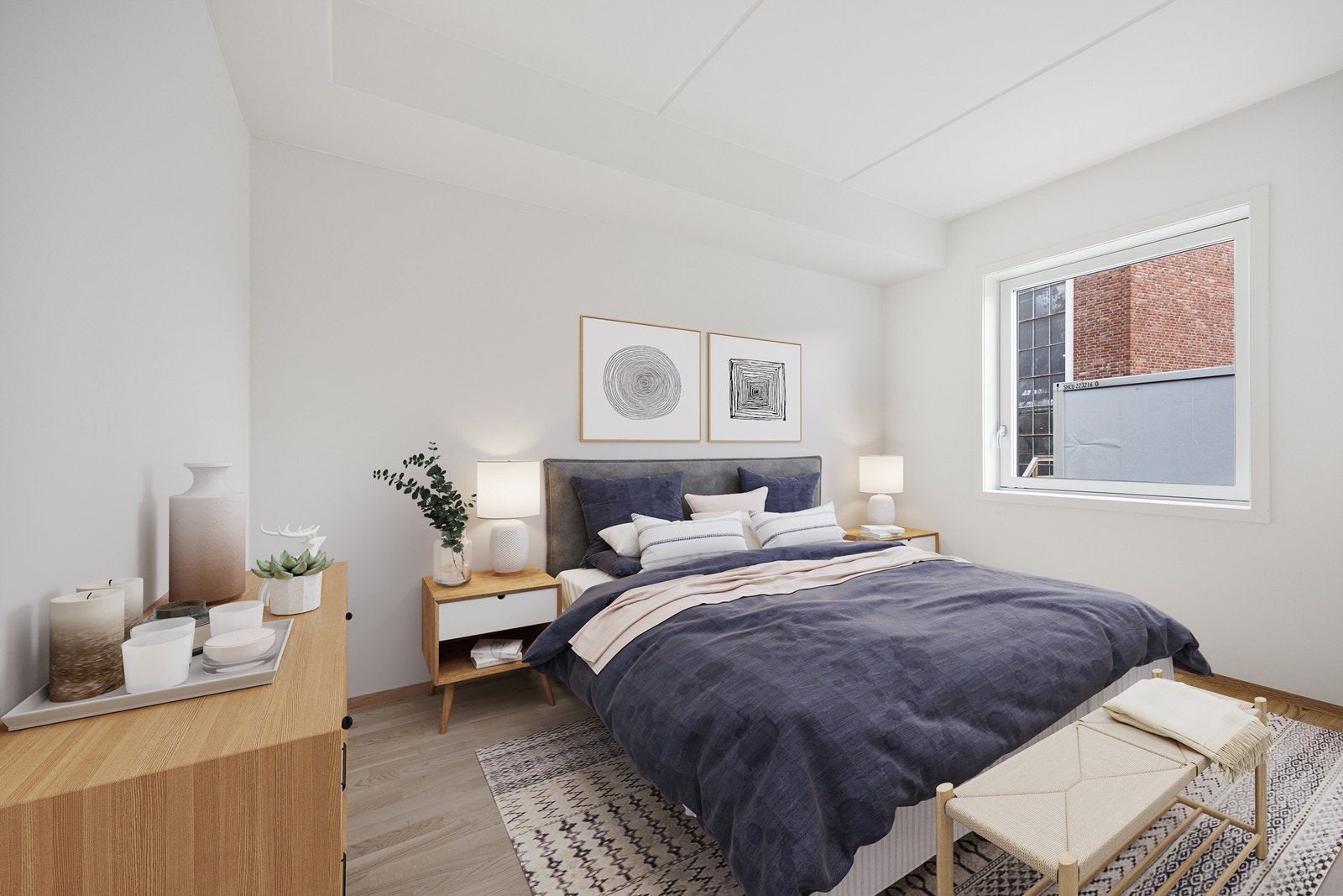 Soverommet. dette er digitalstylet. Galleribilde