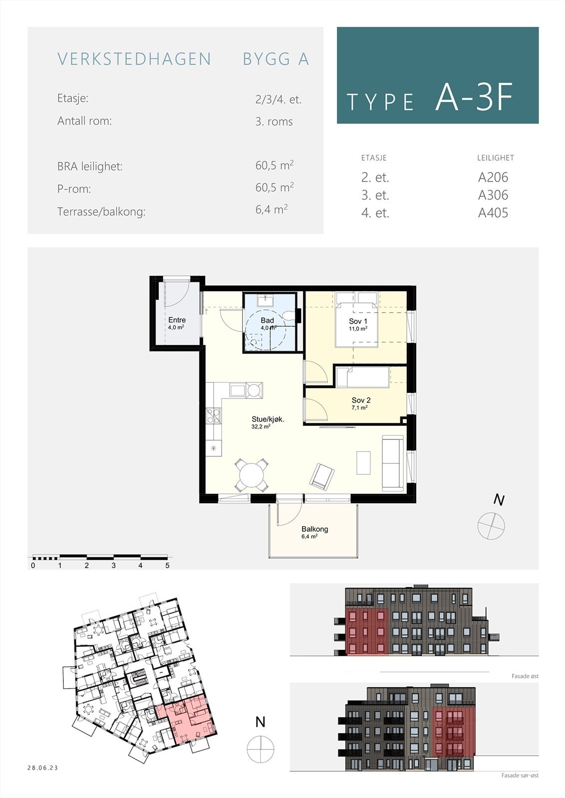 A306 - Utbyggers plantegning Galleribilde