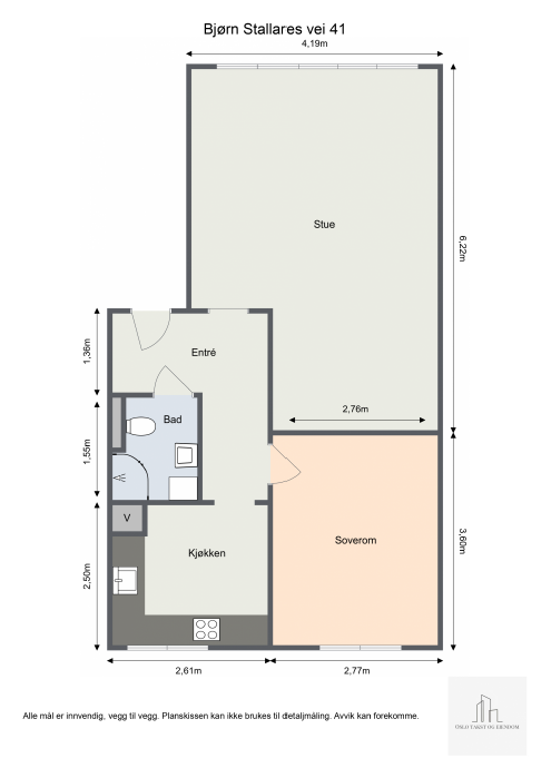 Planskisse. Galleribilde