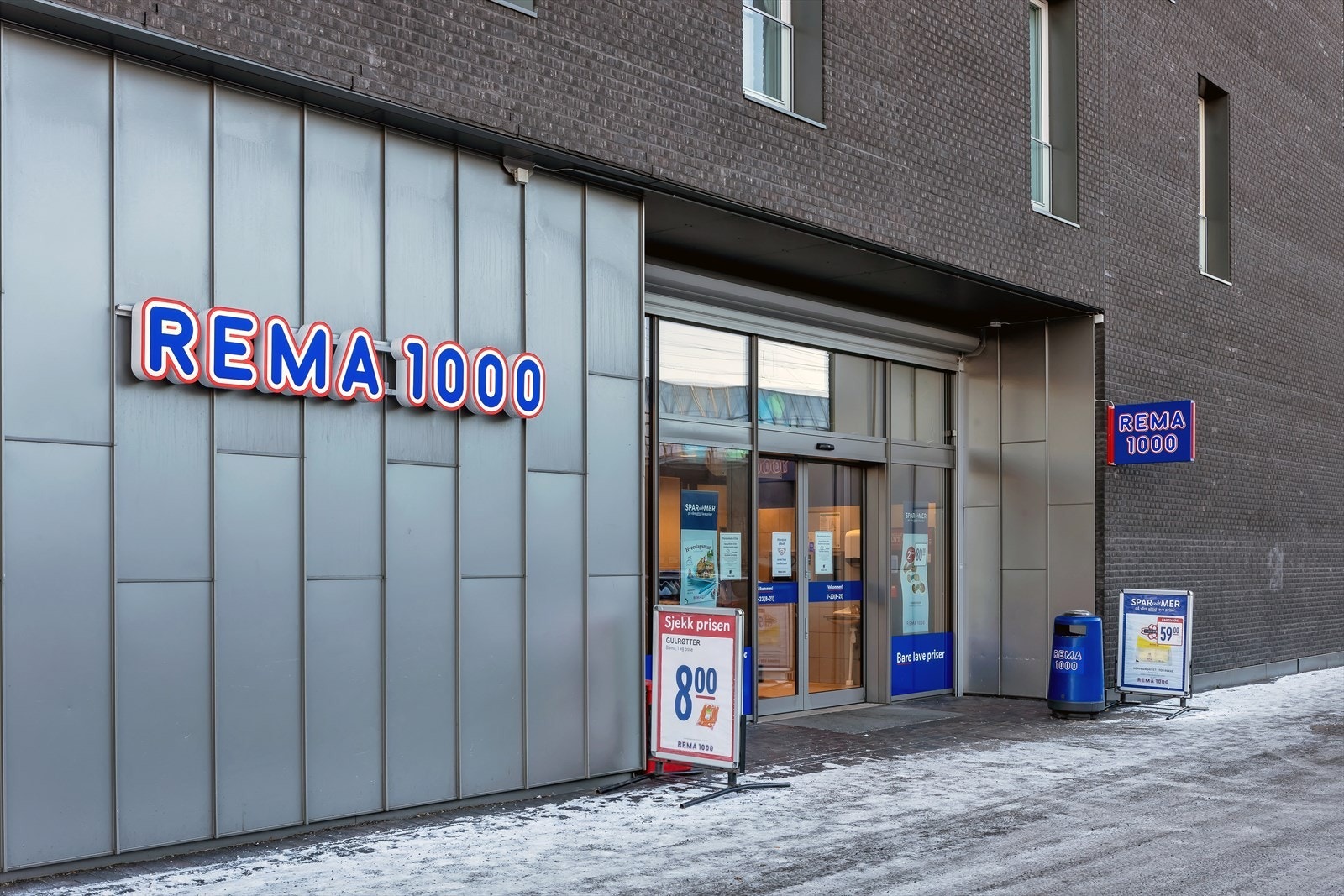 Rema 1000 ligger også kun en spasertur fra boligen. Galleribilde