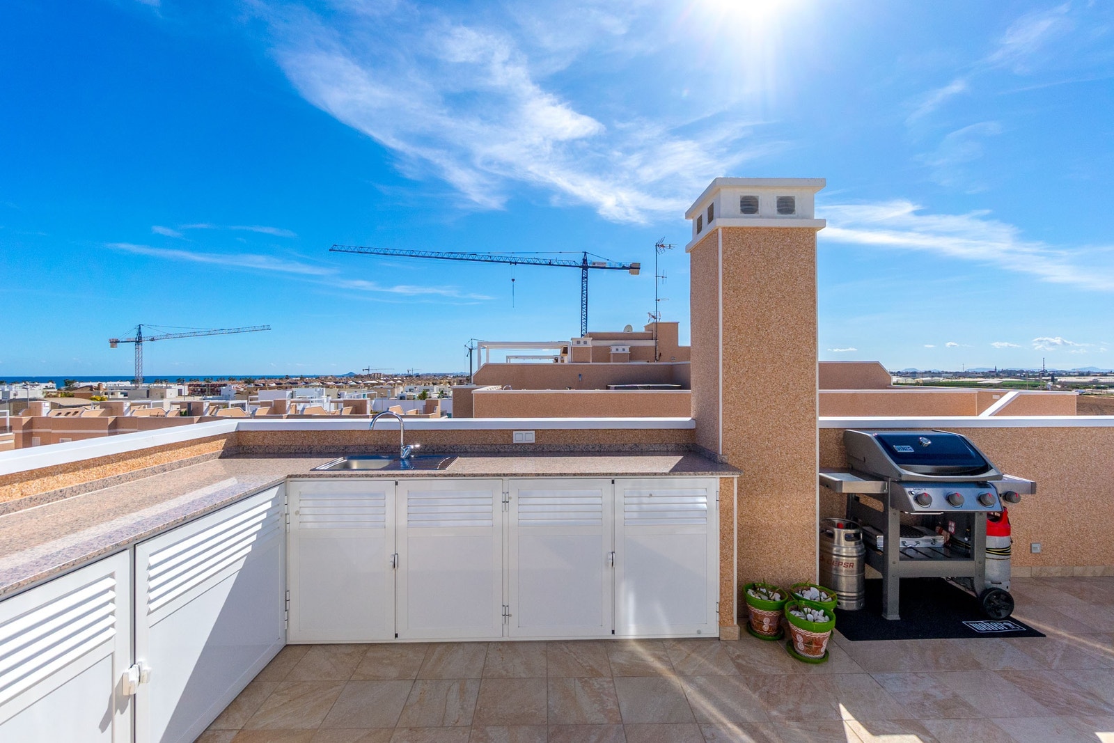 Utekjøkken på takterrassen Galleribilde