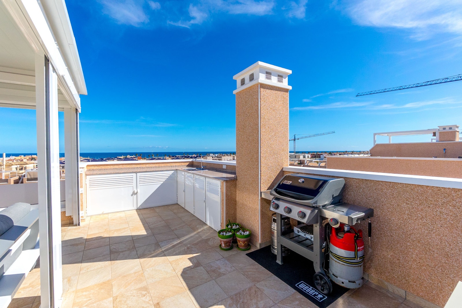 Utekjøkken på takterrassen Galleribilde