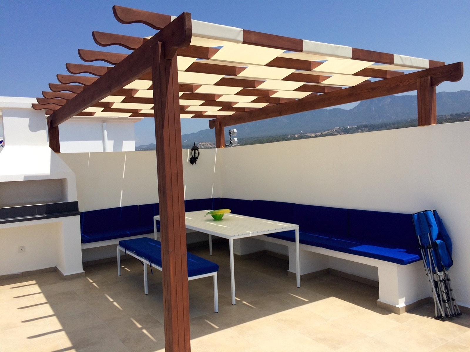 Takterrasse uten innsyn og med 360 graders utsikt Galleribilde