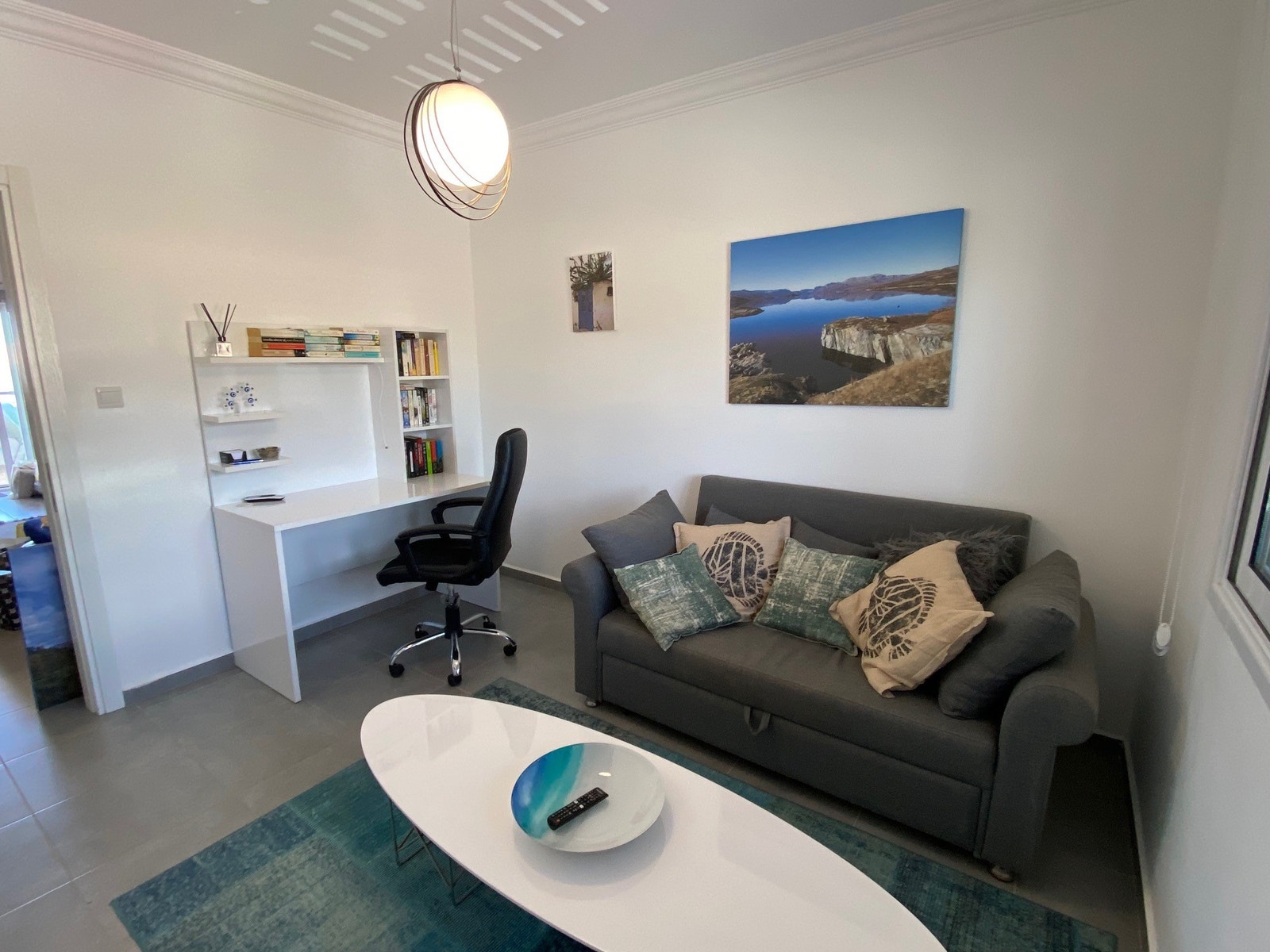 TV stue / kontor med sovesofa Galleribilde