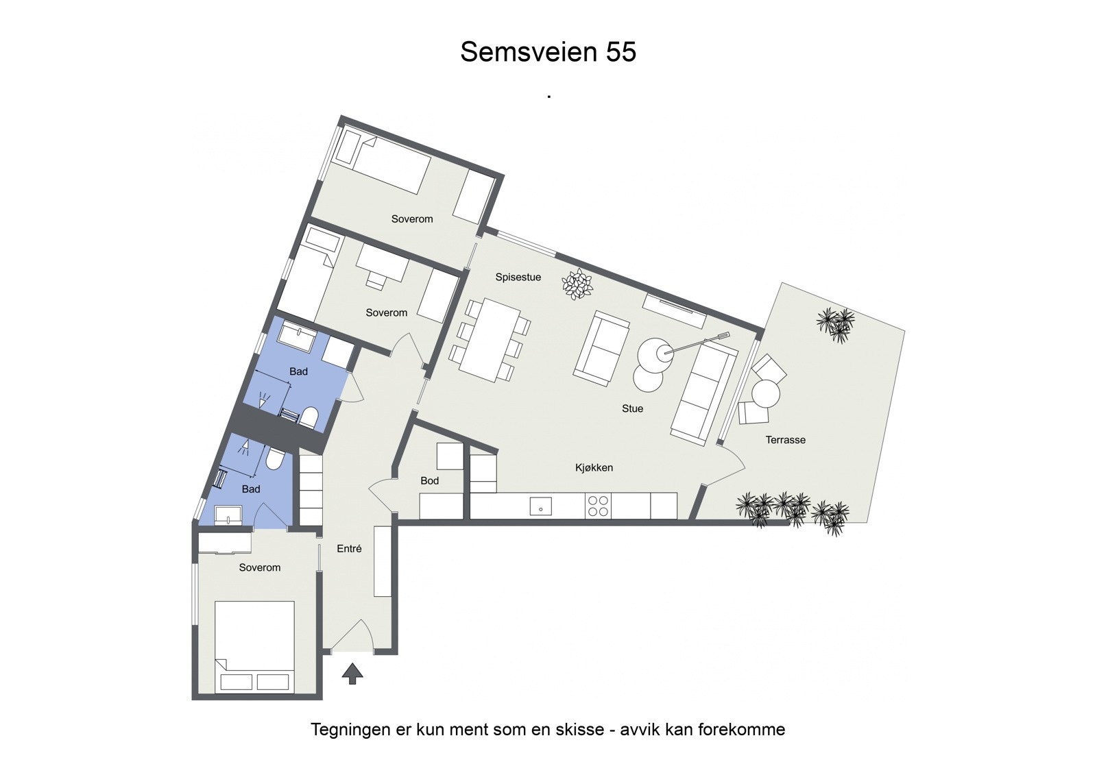 Plantegning. Galleribilde