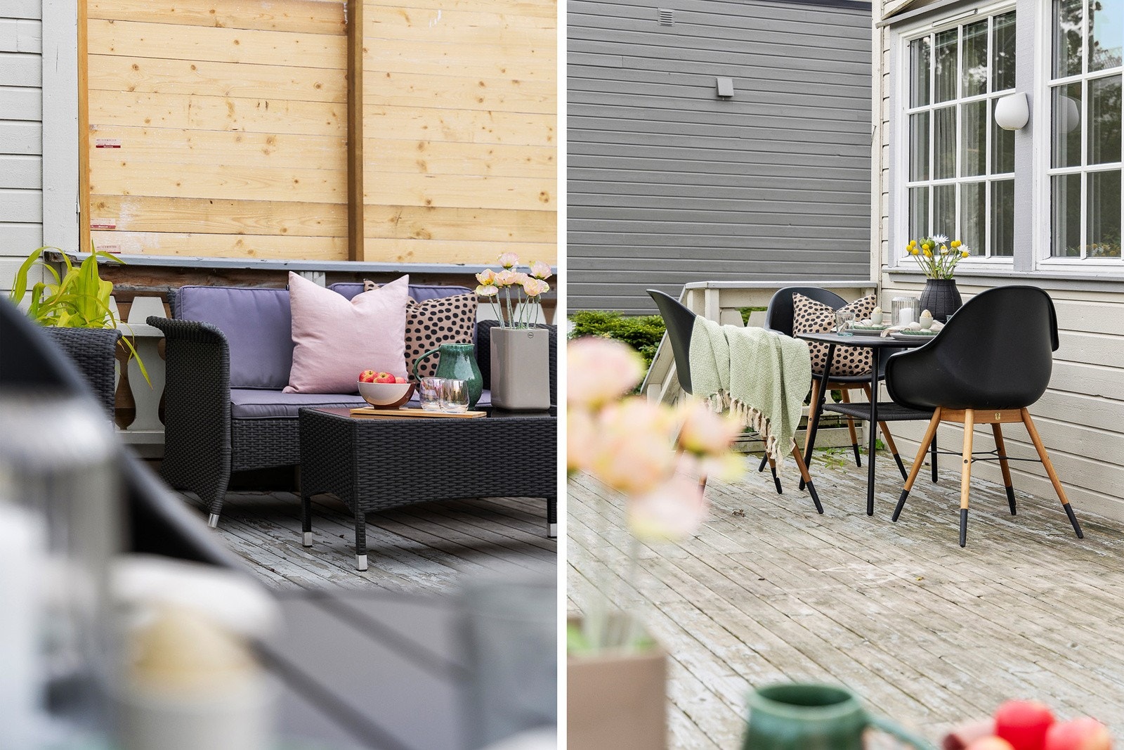 Boligen har flere solrike uteplasser. Galleribilde