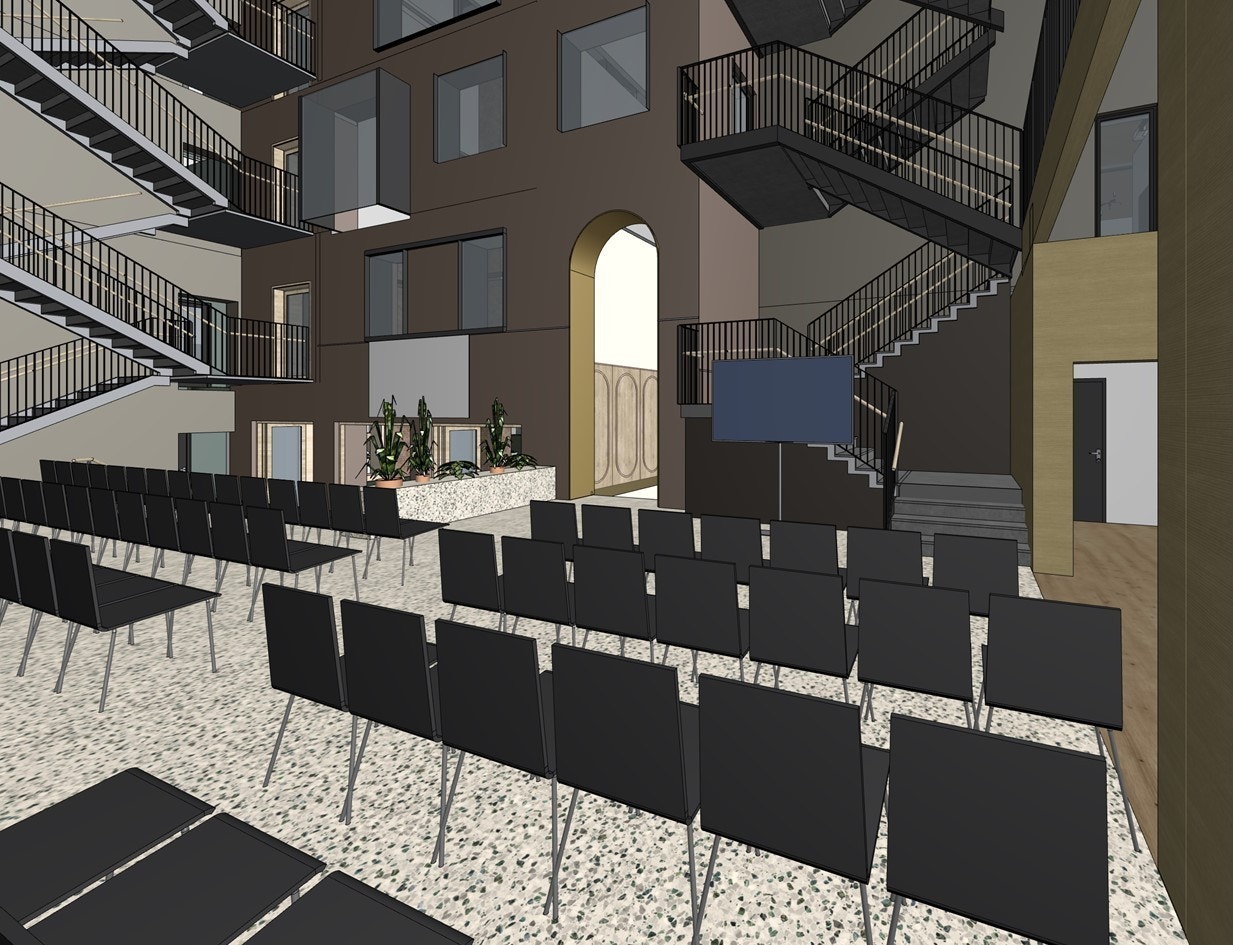 Muligheter for oppsett i kino for arrangementer i atriet Galleribilde
