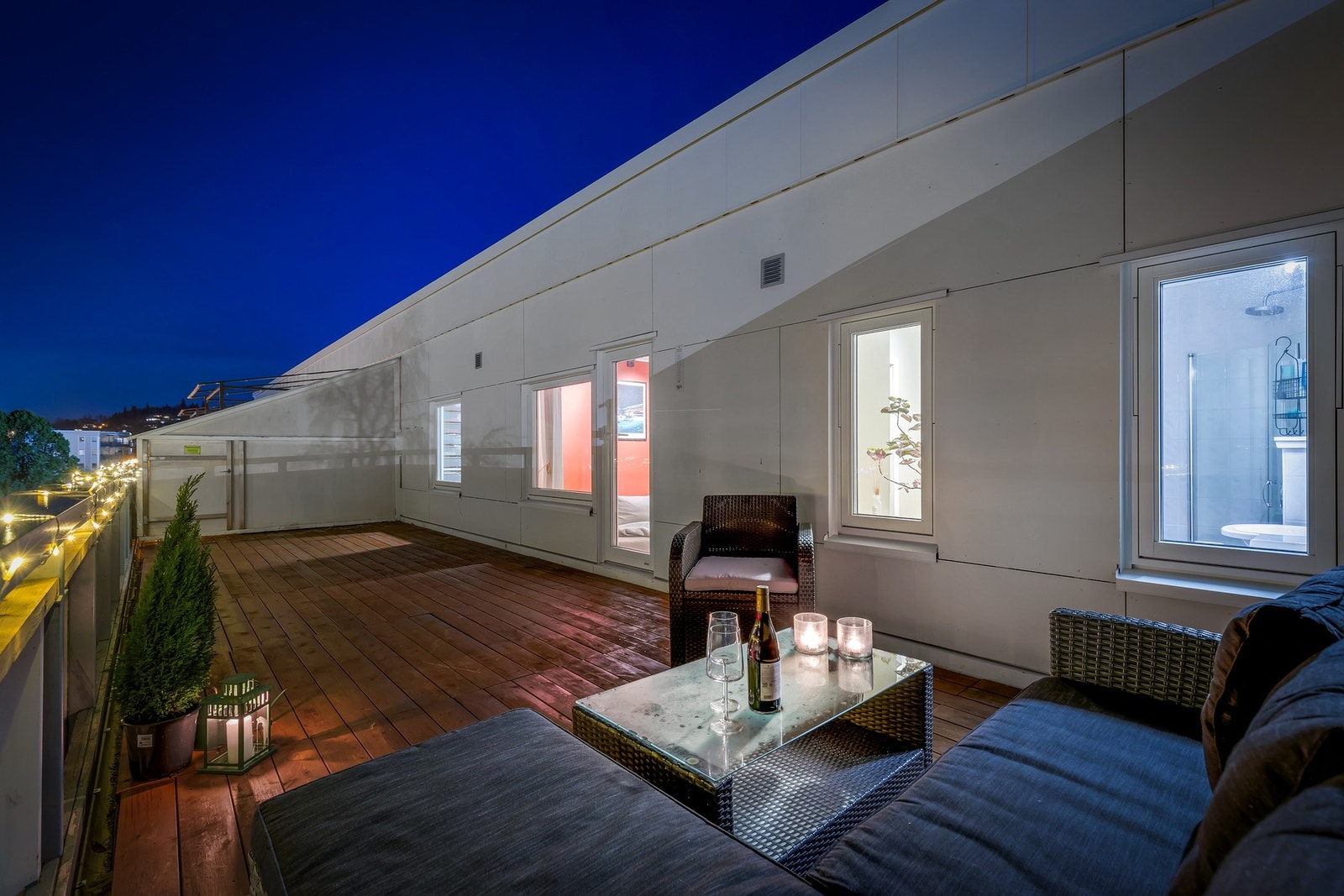 Her blir det god stemning på lange sommerkvelder. Galleribilde