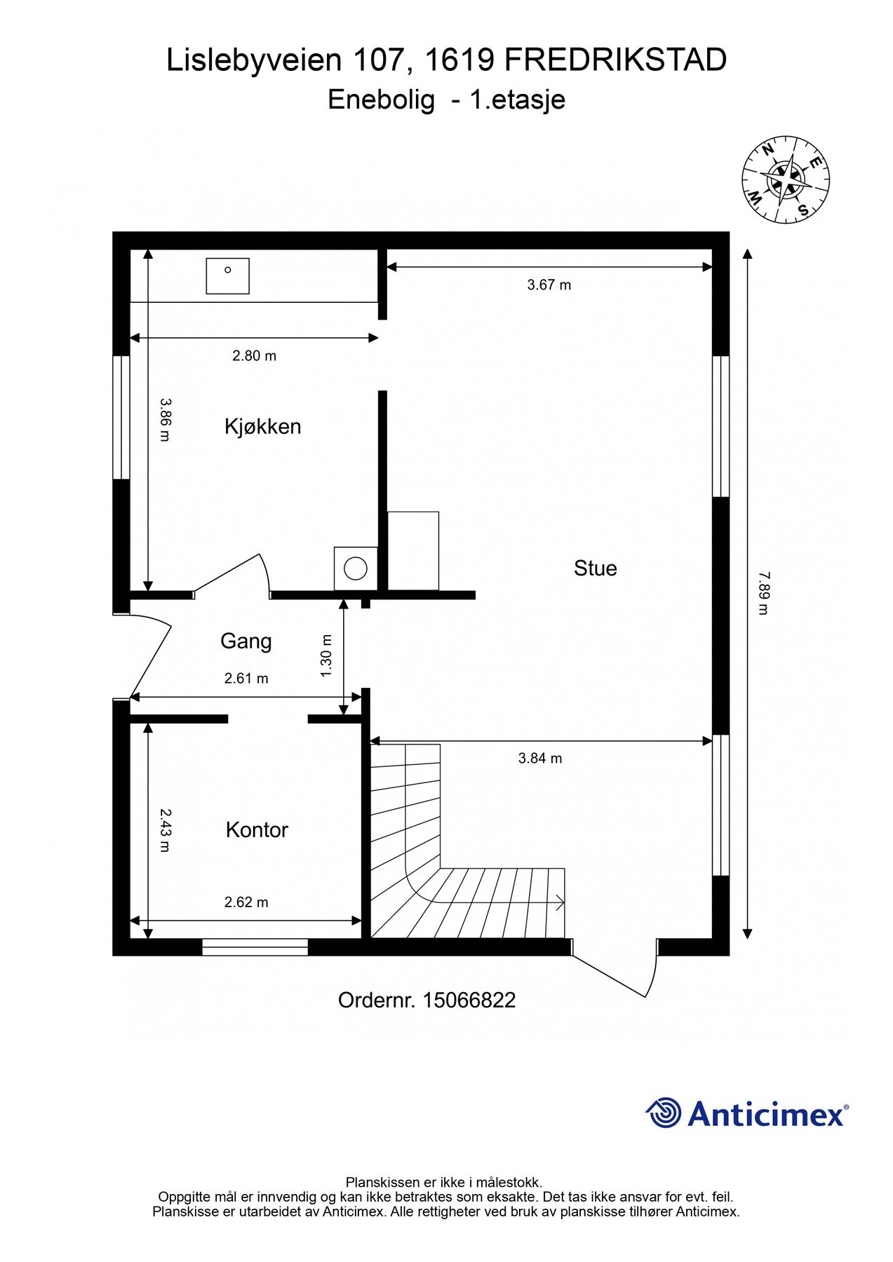 Plantegning - 1. etasje Galleribilde