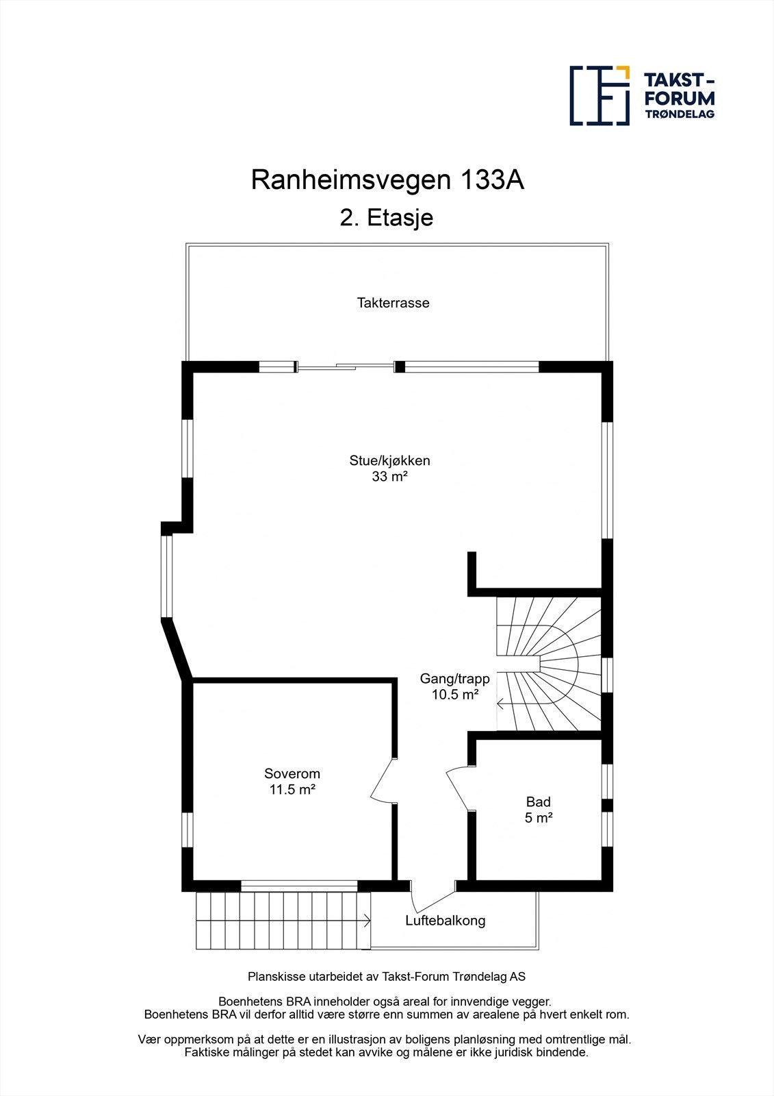 Planskisse 2. etasje Galleribilde