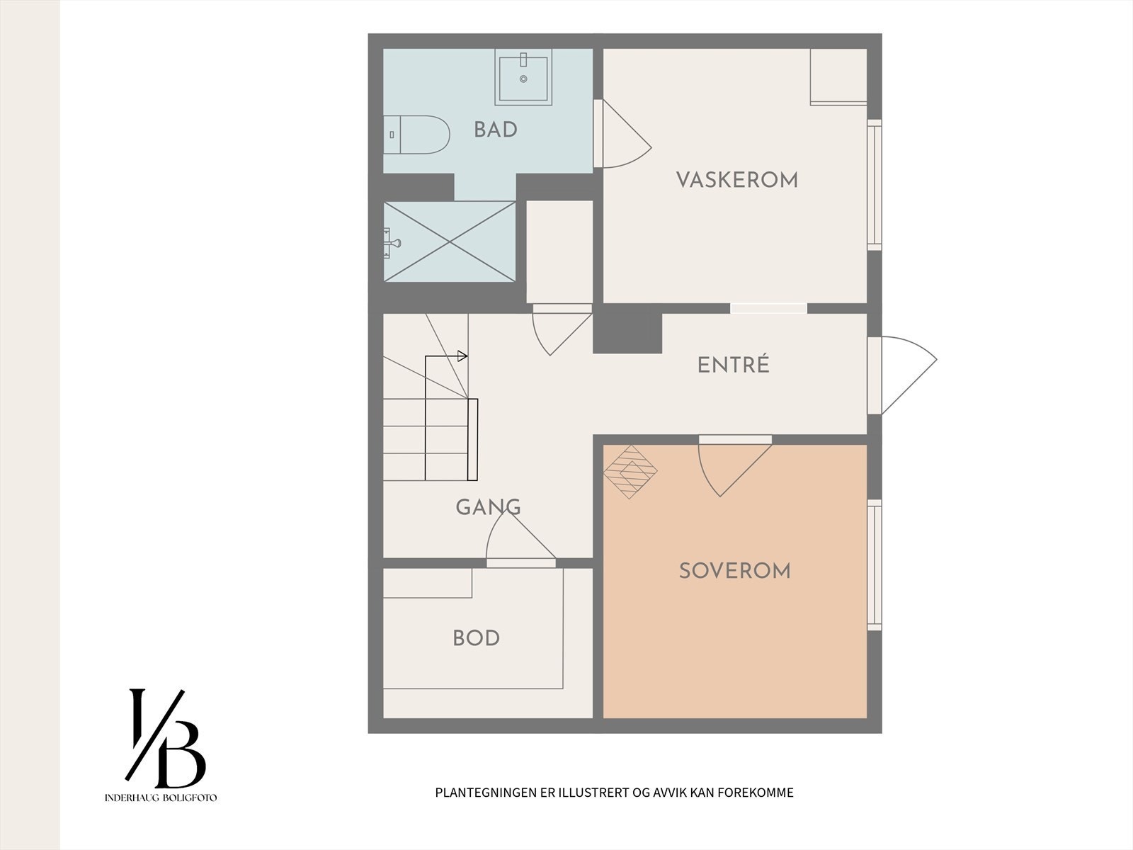 Plantegning underetasje Galleribilde