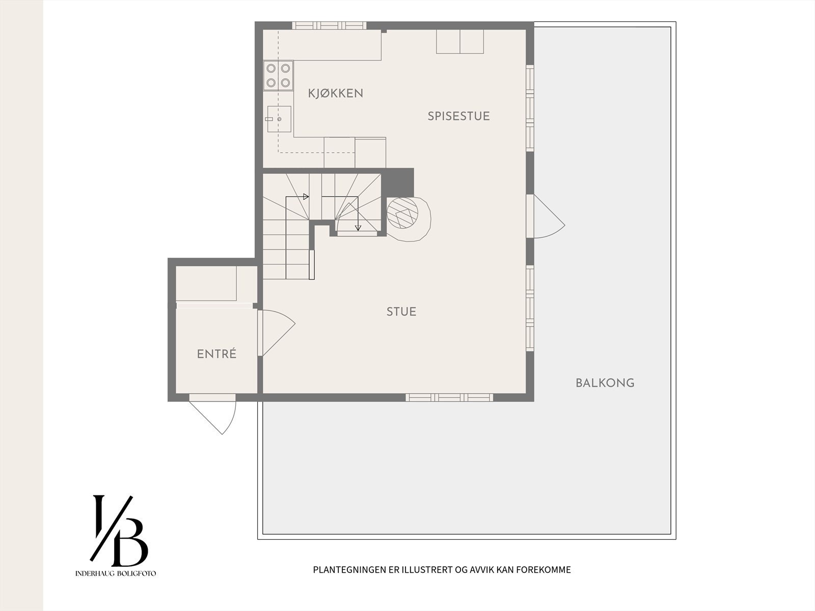 Velkommen inn - Plantegning 1. etasje Galleribilde