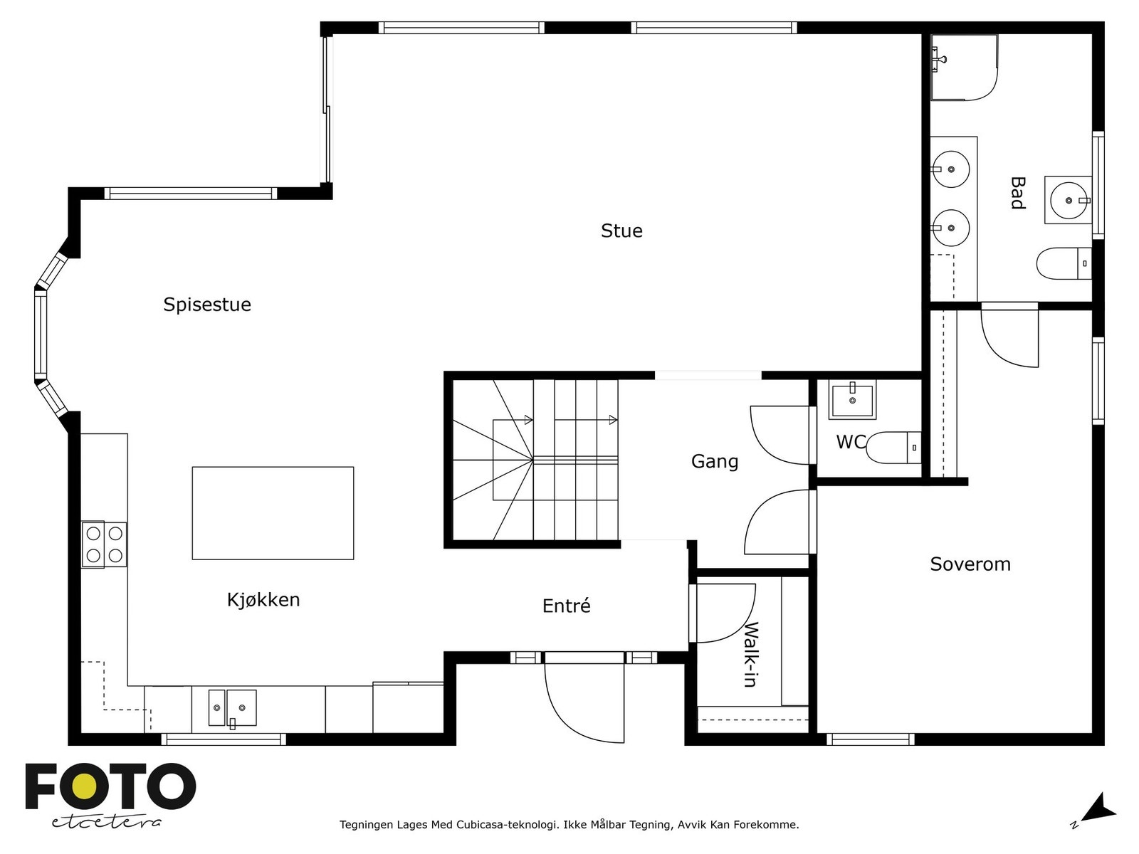 Plantegning. Galleribilde