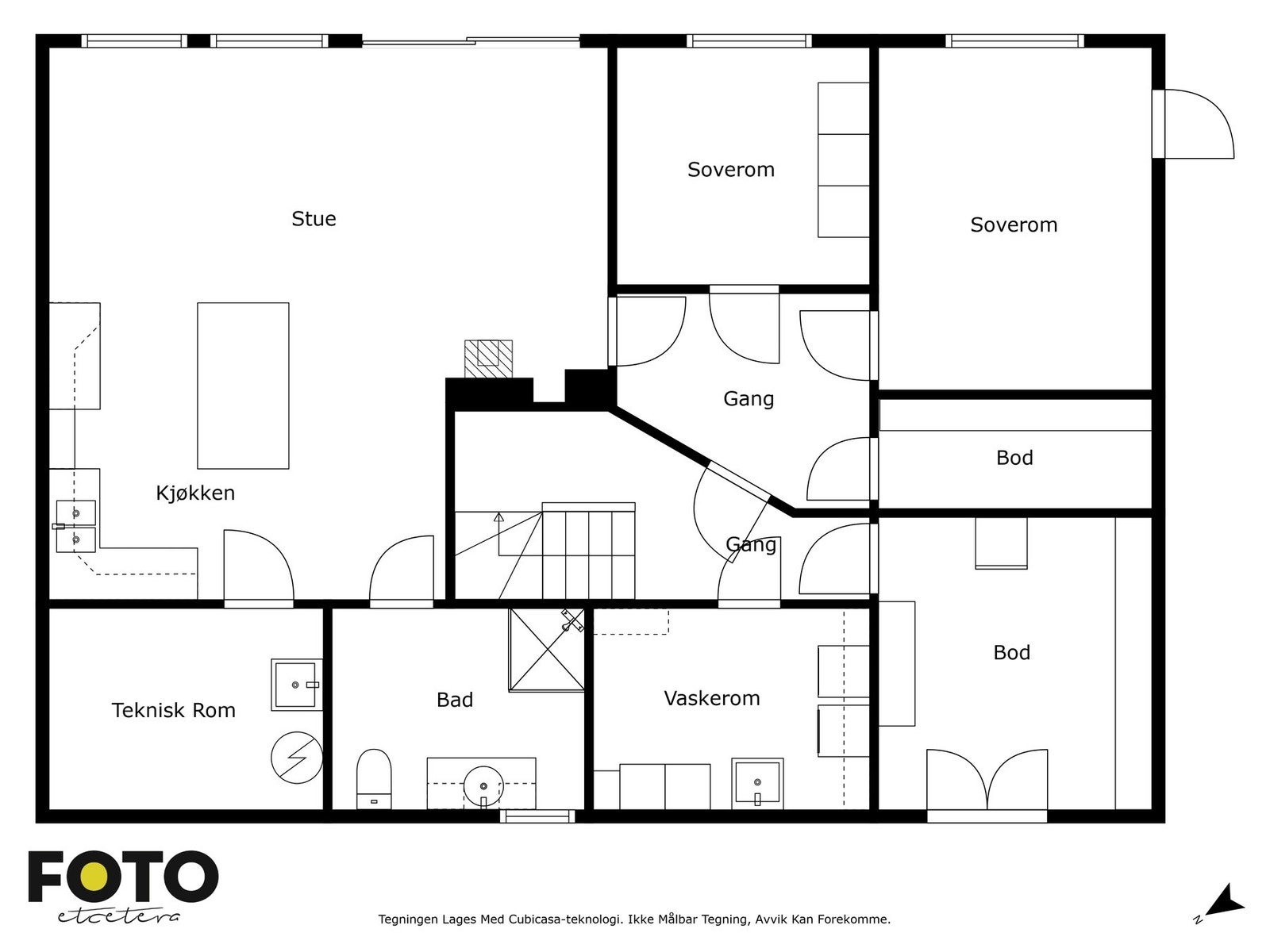 Plantegning. Galleribilde