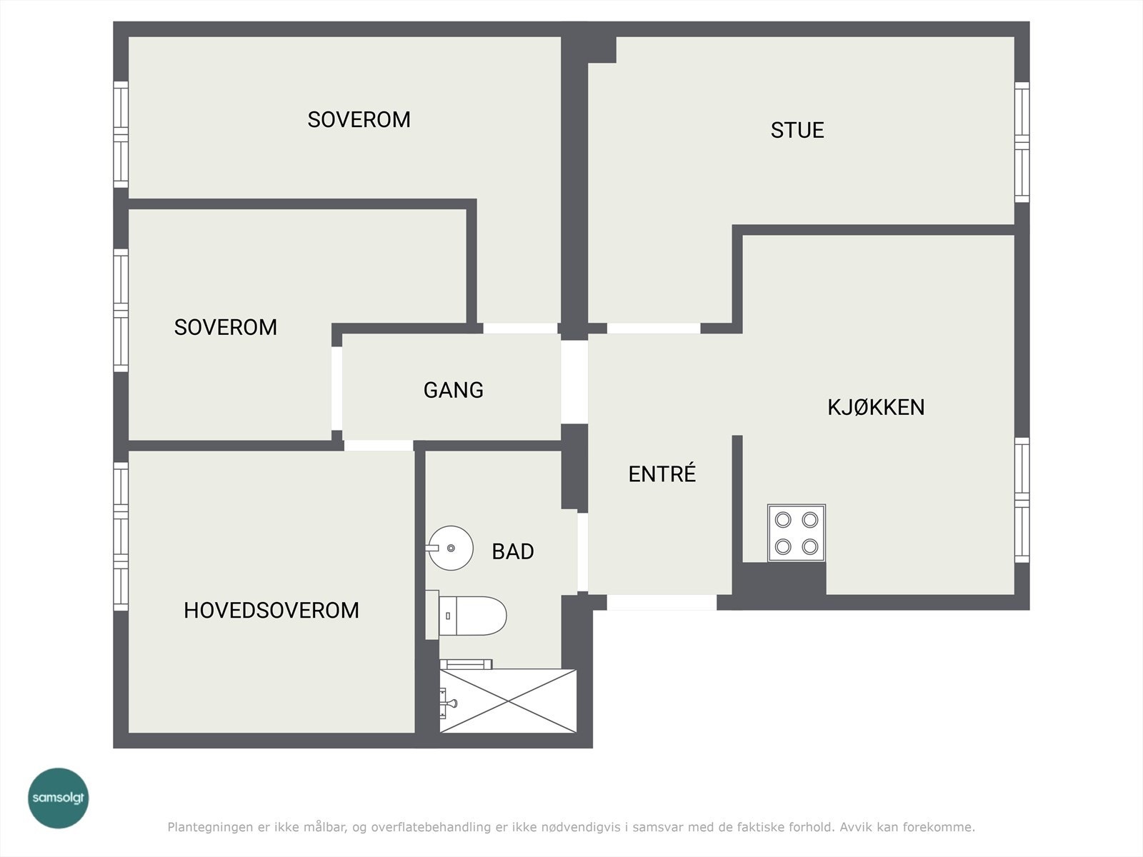 Plantegning. Galleribilde