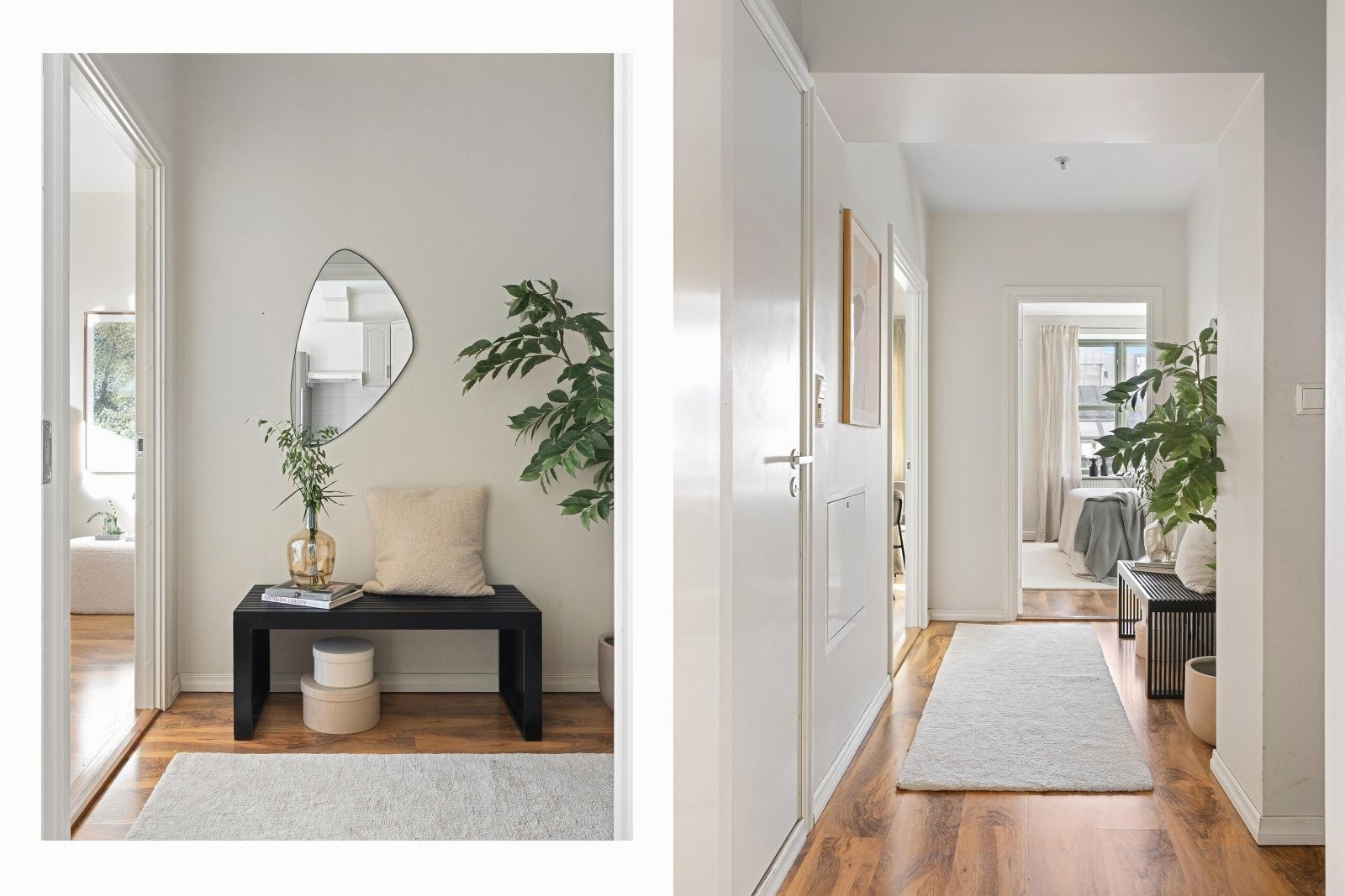Innbydende entré som skaper et godt førsteinntrykk av boligen. Galleribilde