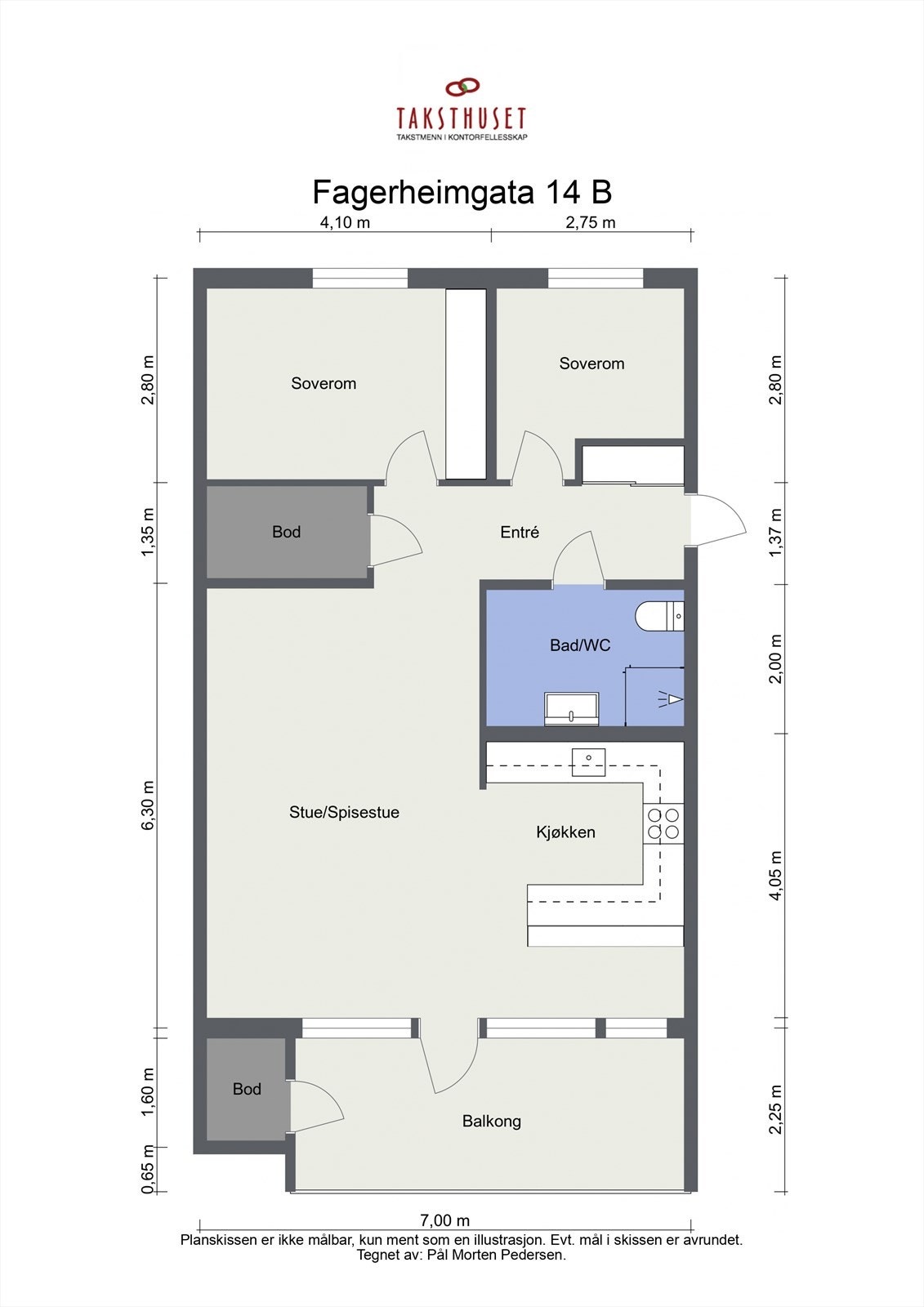 Plantegning. Galleribilde