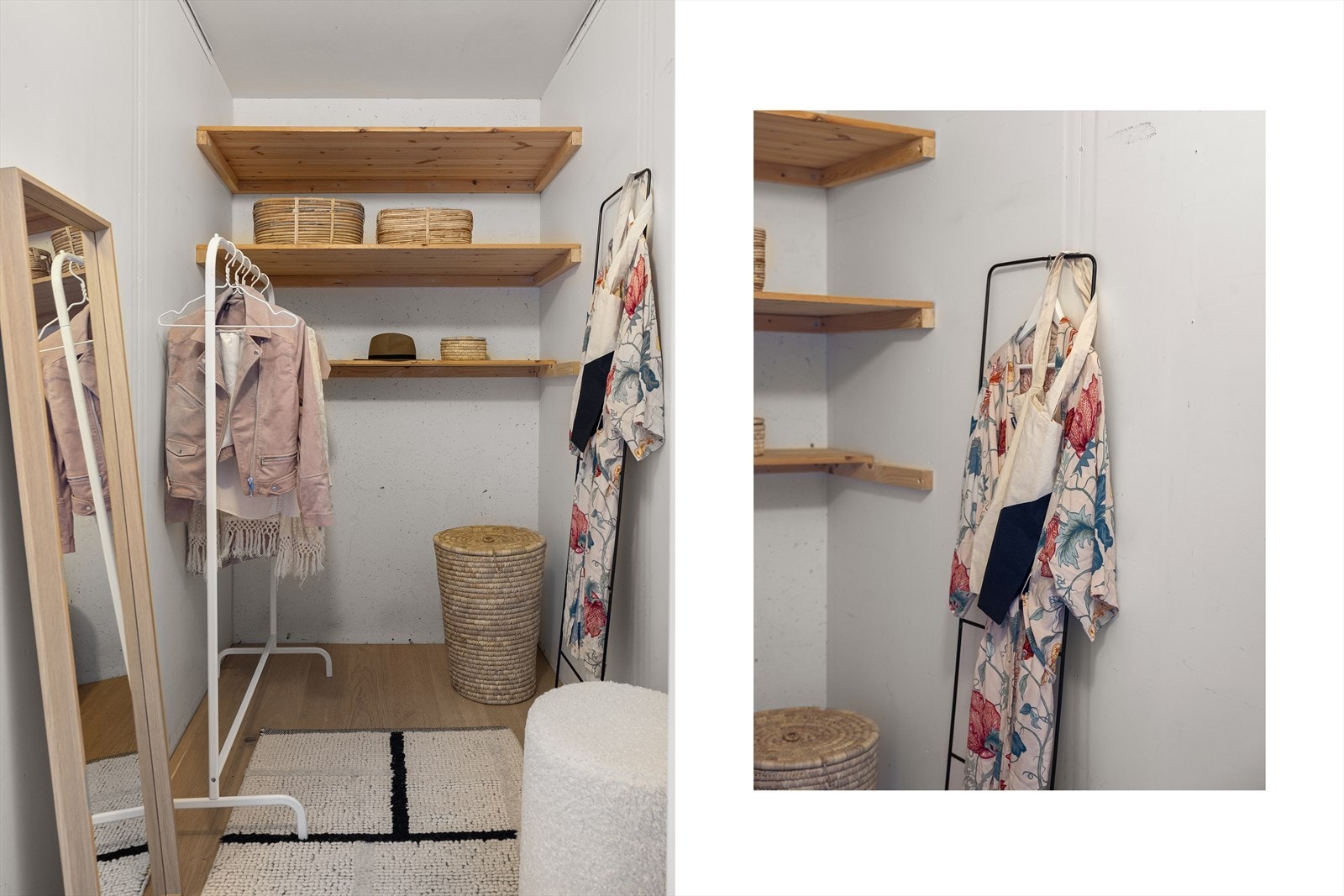 Leiligheten har også egen innvendig bod, innredet som walk-in. Her kan du gjemme unna det du ikke ønsker fremme til enhver tid. Galleribilde