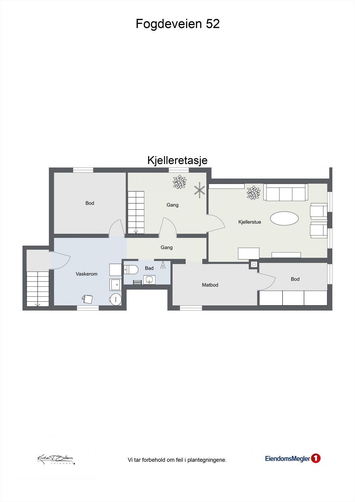 Planløsning kjeller Galleribilde